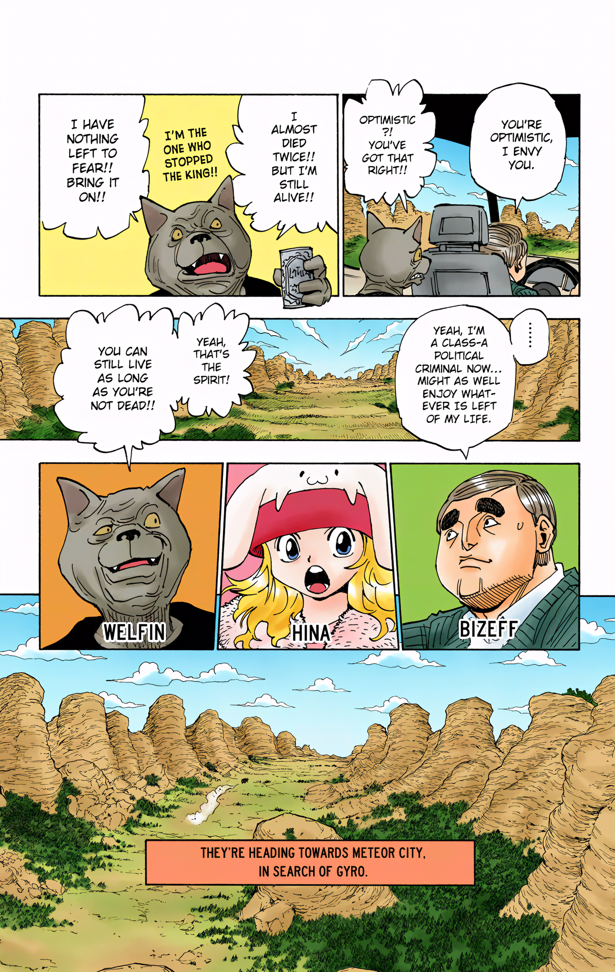 Halaman dari HUNTER x HUNTER (Official Colored) Chapter 315