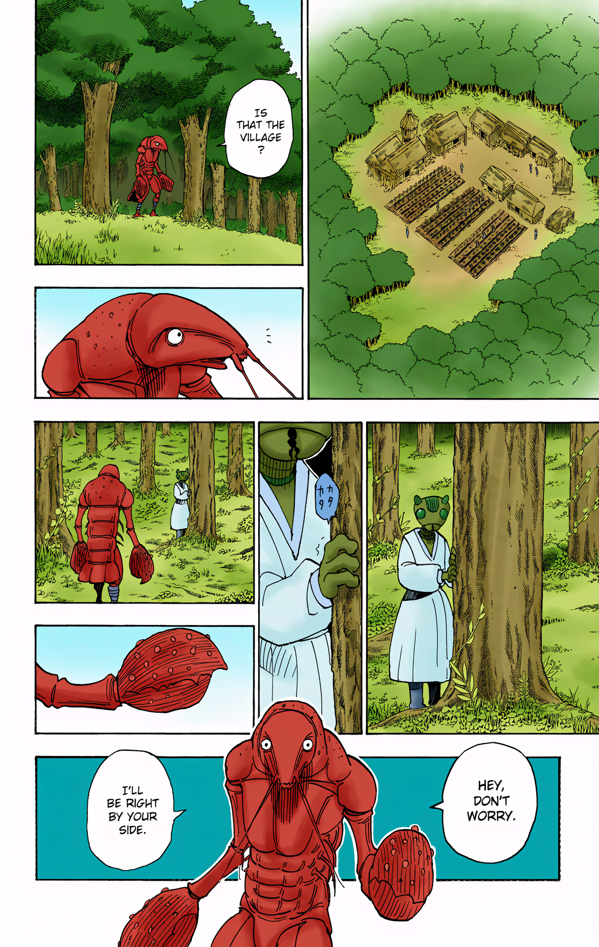 Halaman dari HUNTER x HUNTER (Official Colored) Chapter 315