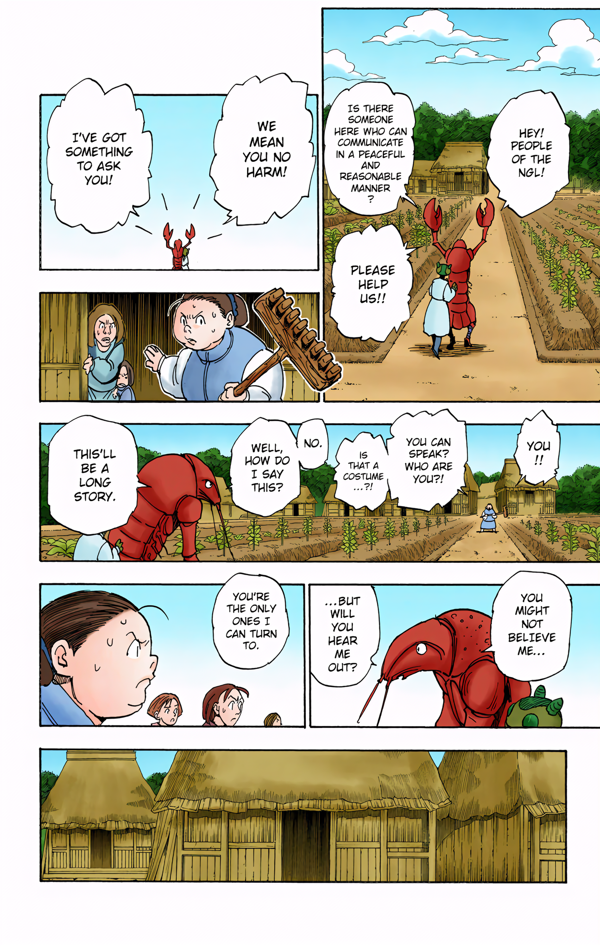 Halaman dari HUNTER x HUNTER (Official Colored) Chapter 315