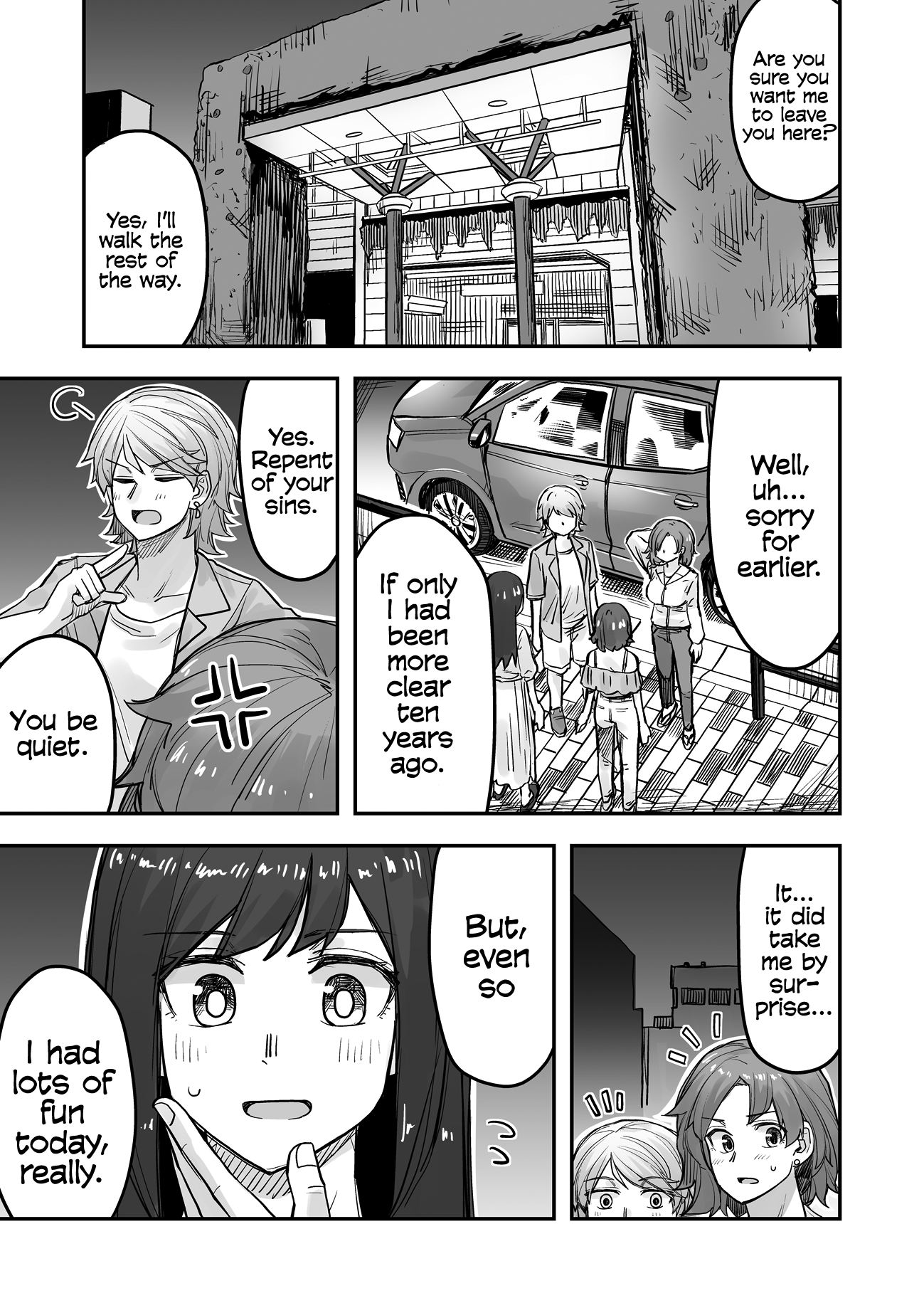 Halaman dari Ikemen Joshi to Josou Danshi Chapter 70