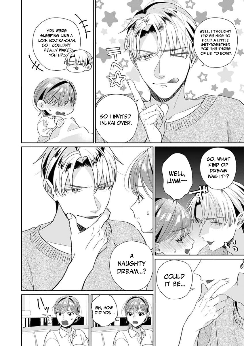 Ijiwaru Senpai to Ookina Kouhai ni Hasamare Douji Zeme!?: Ue mo Shita mo Issho ni Ijirare Torotoro ni Chapter 6 Page 7