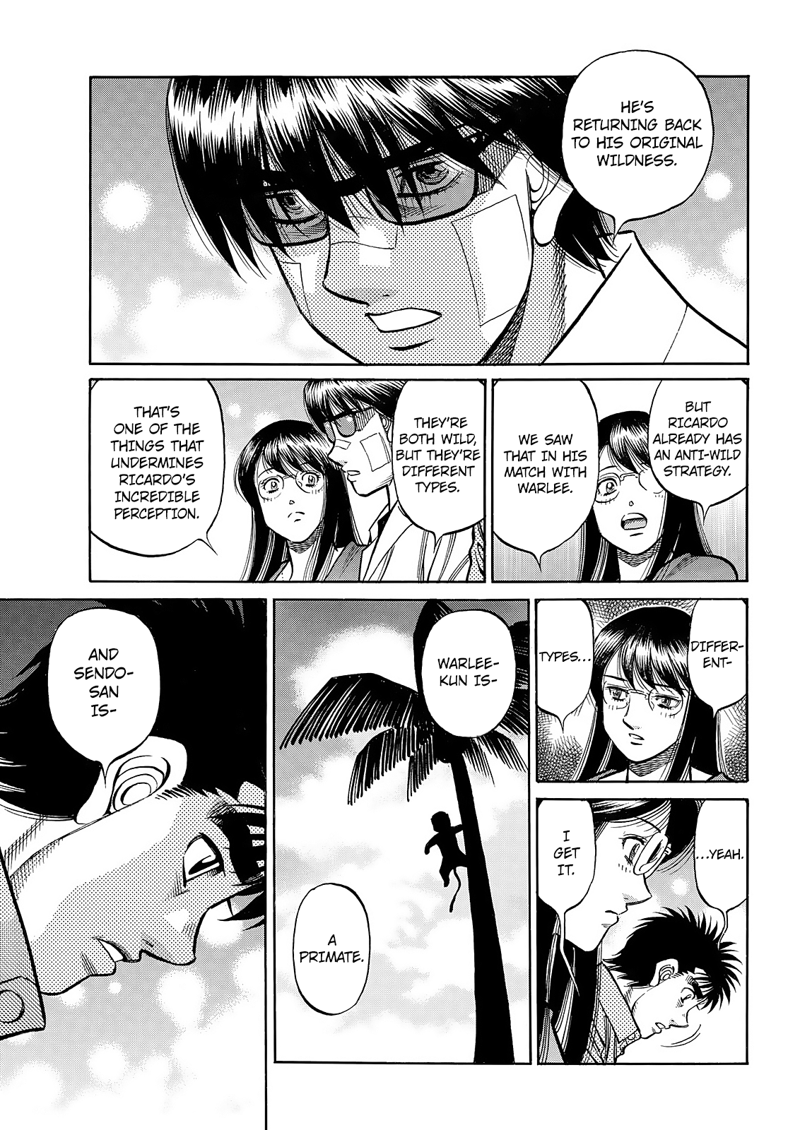 Halaman dari Hajime no Ippo Chapter 1493