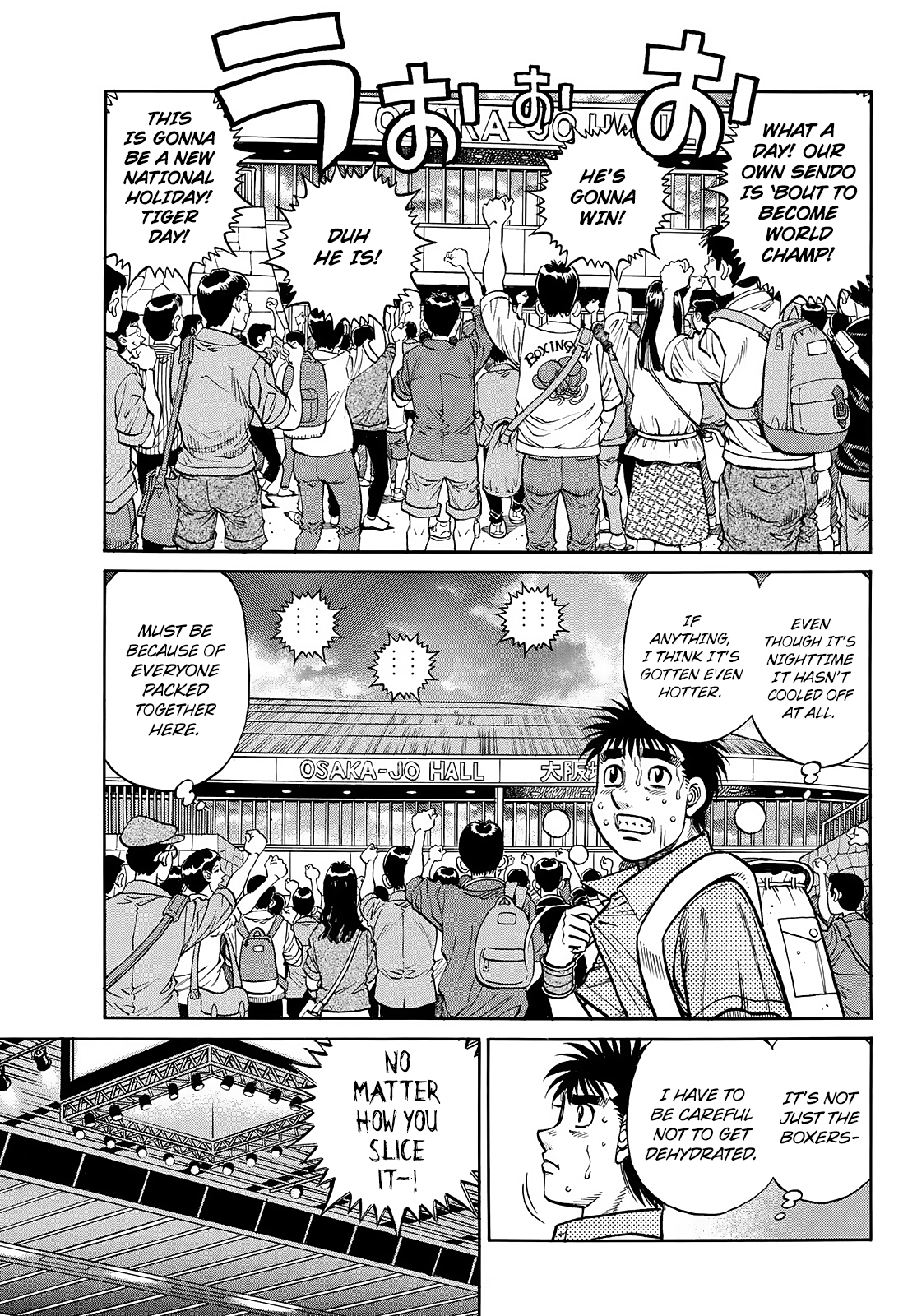 Halaman dari Hajime no Ippo Chapter 1493
