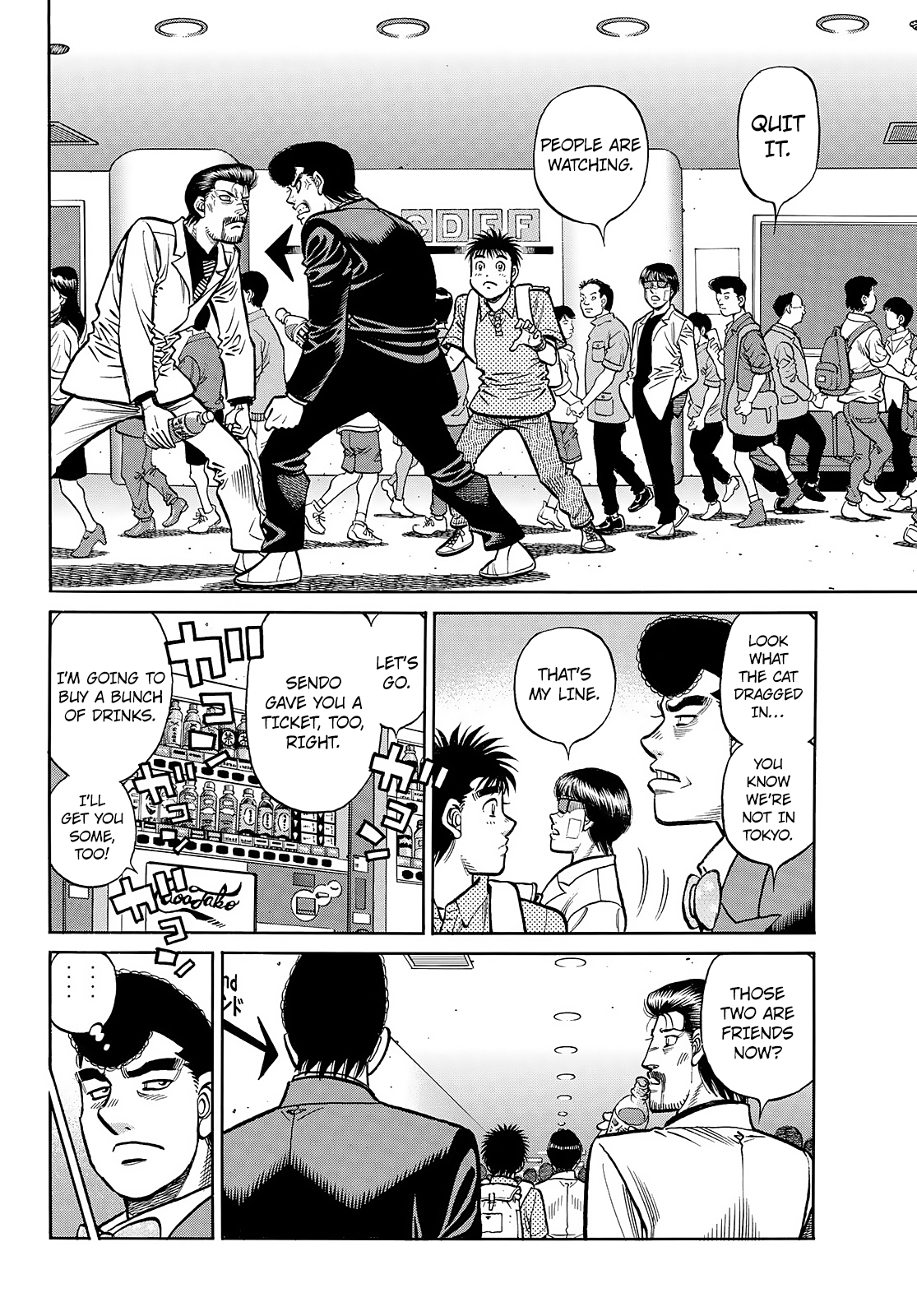 Halaman dari Hajime no Ippo Chapter 1493