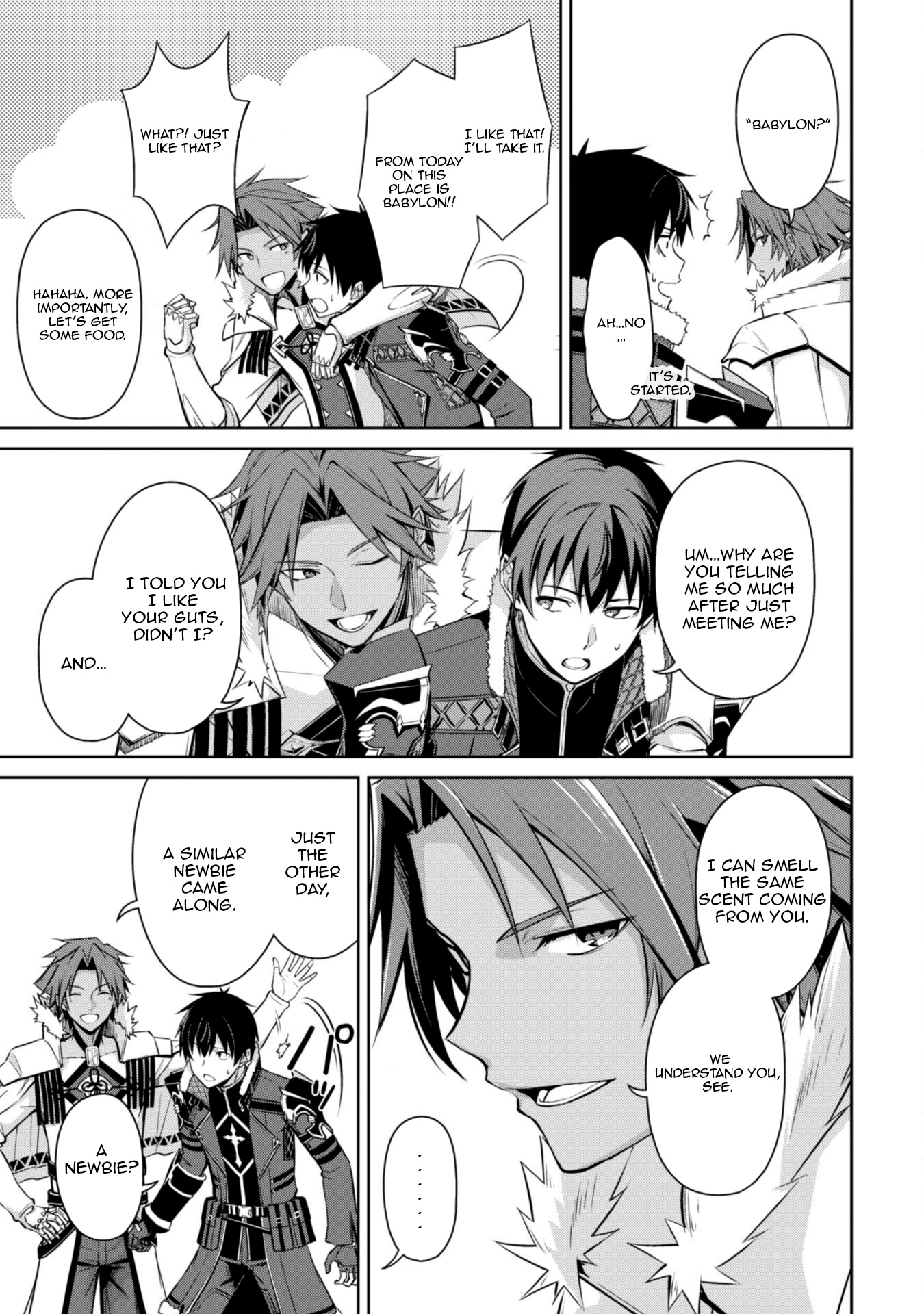 Halaman dari Boushoku no Berserk: Ore dake Level to Iu Gainen o Toppa Suru Chapter 73