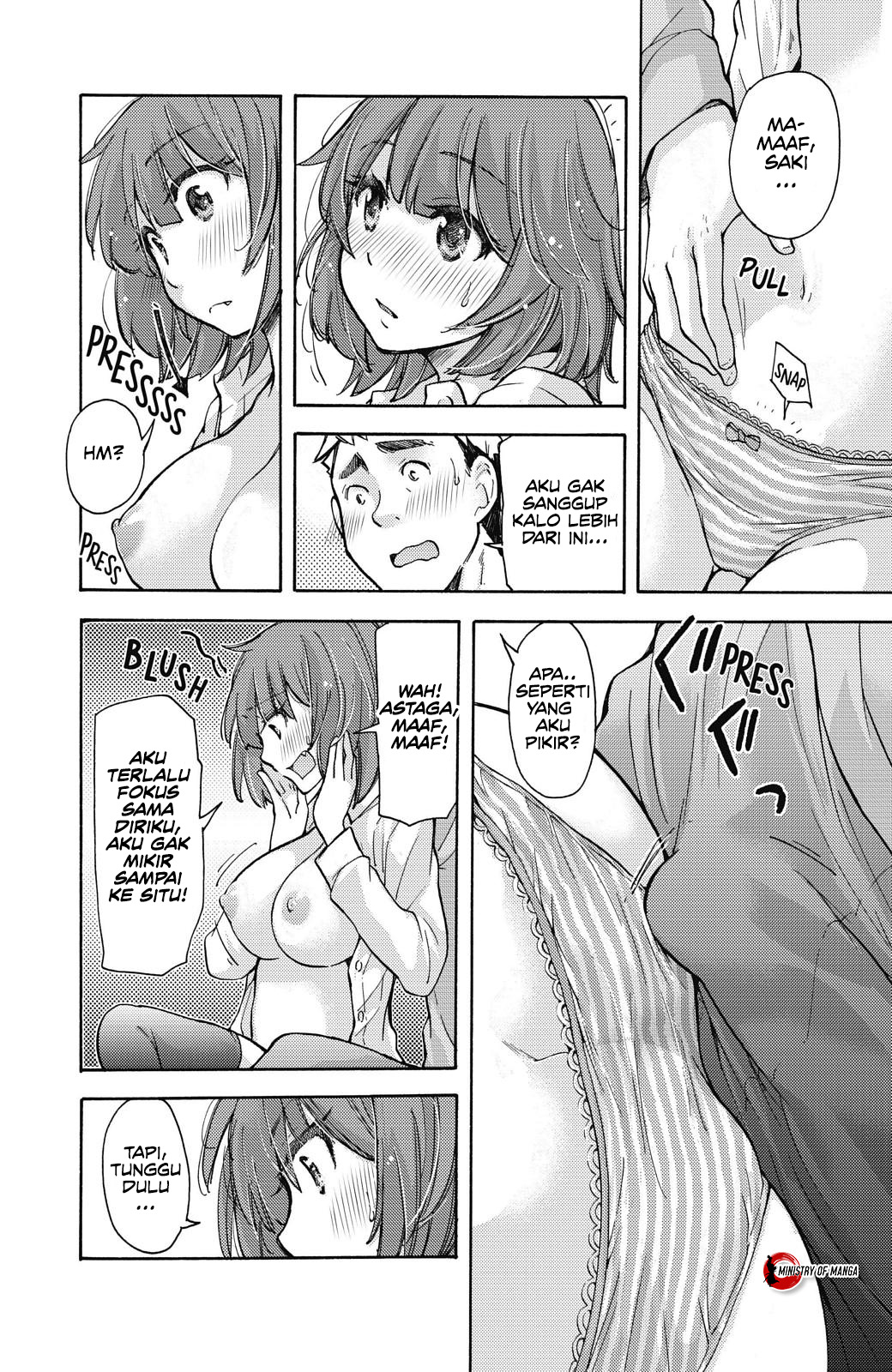 Saki-chan wa Konya mo Pekopeko Chapter 12 - halaman 3