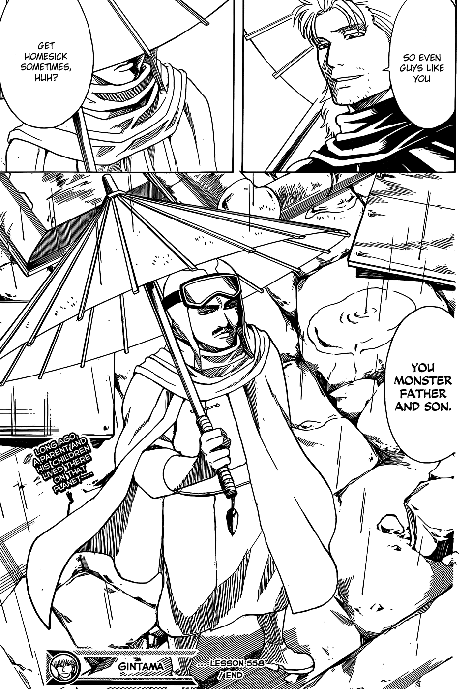 Halaman dari Gintama Chapter 558