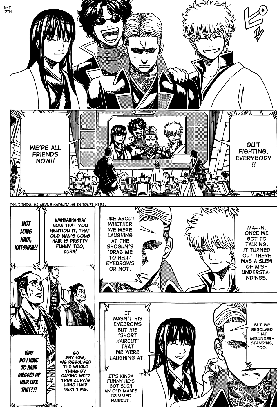 Halaman dari Gintama Chapter 558