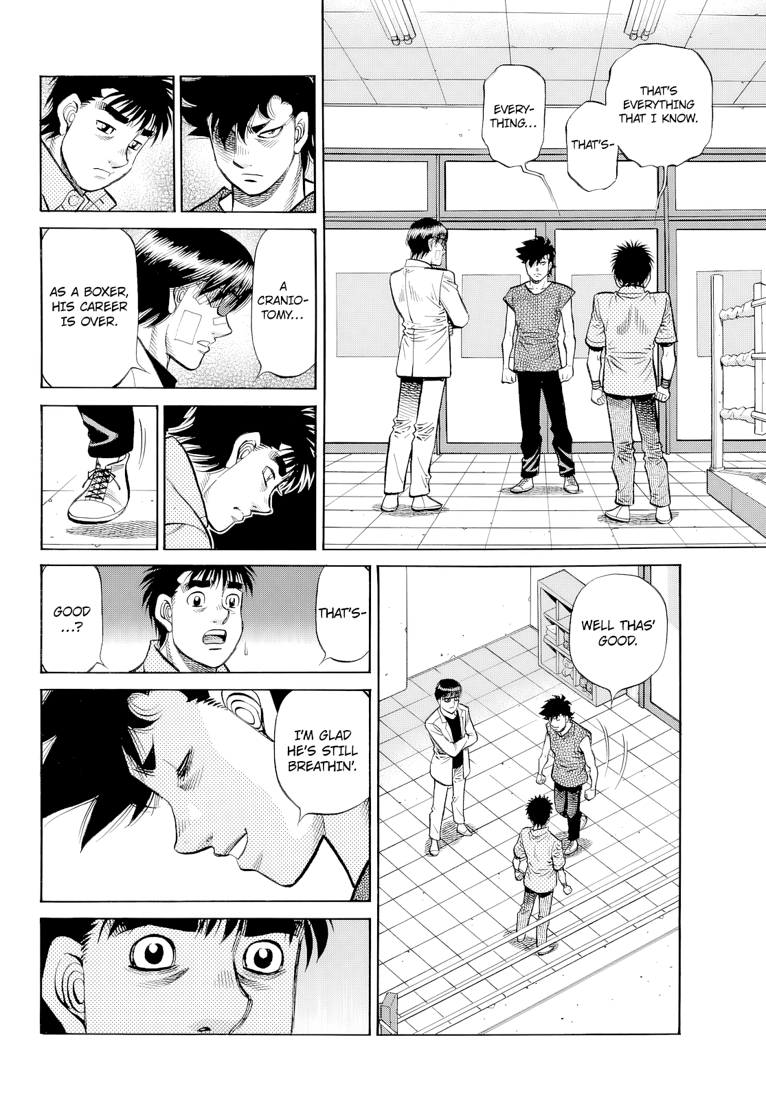 Halaman dari Hajime no Ippo Chapter 1488