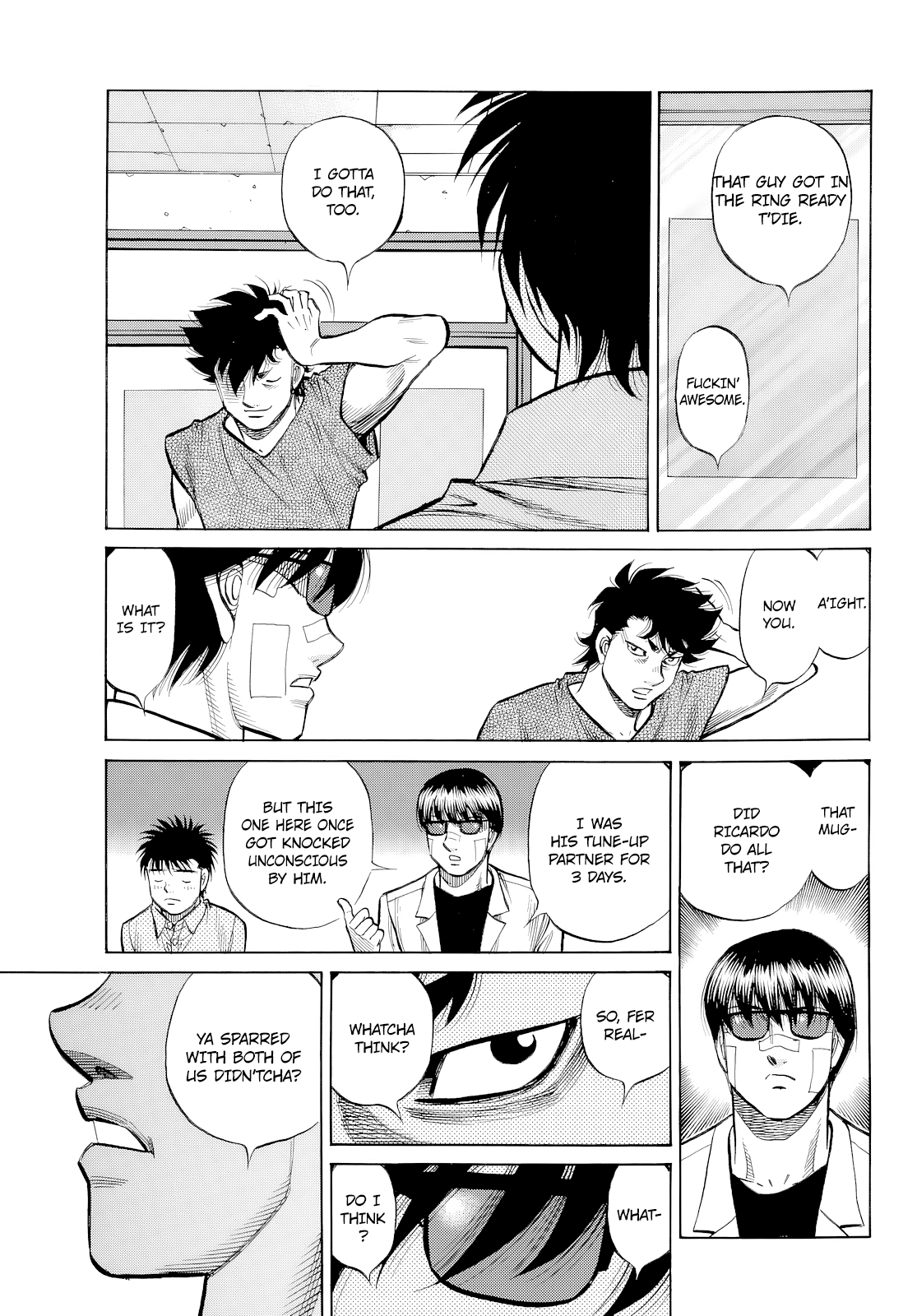 Halaman dari Hajime no Ippo Chapter 1488