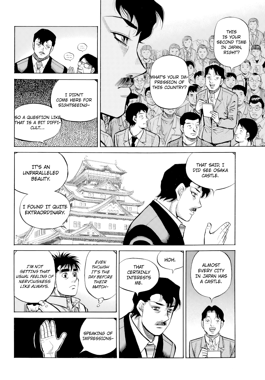 Halaman dari Hajime no Ippo Chapter 1488