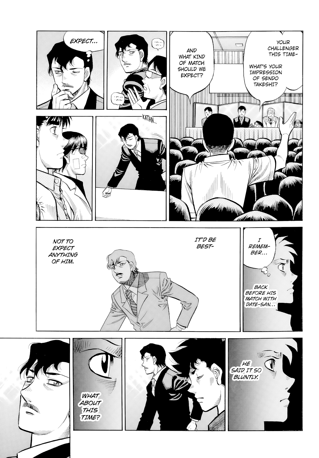 Halaman dari Hajime no Ippo Chapter 1488