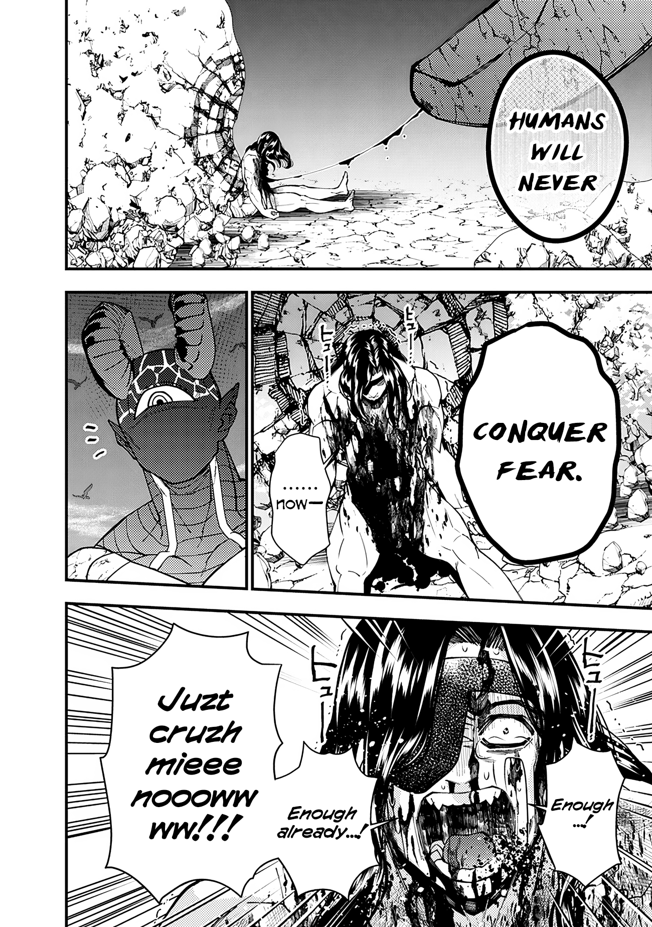 Halaman dari Fukushuu o Koinegau Saikyou Yuusha wa, Yami no Chikara de Senmetsu Musou Suru Chapter 75