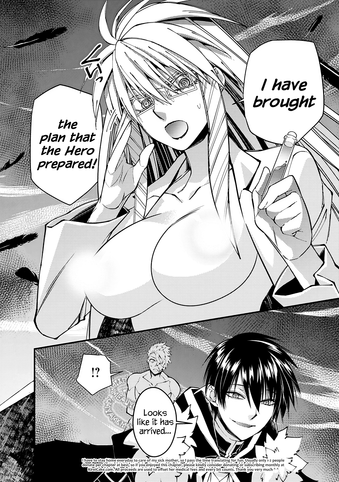 Halaman dari Fukushuu o Koinegau Saikyou Yuusha wa, Yami no Chikara de Senmetsu Musou Suru Chapter 75
