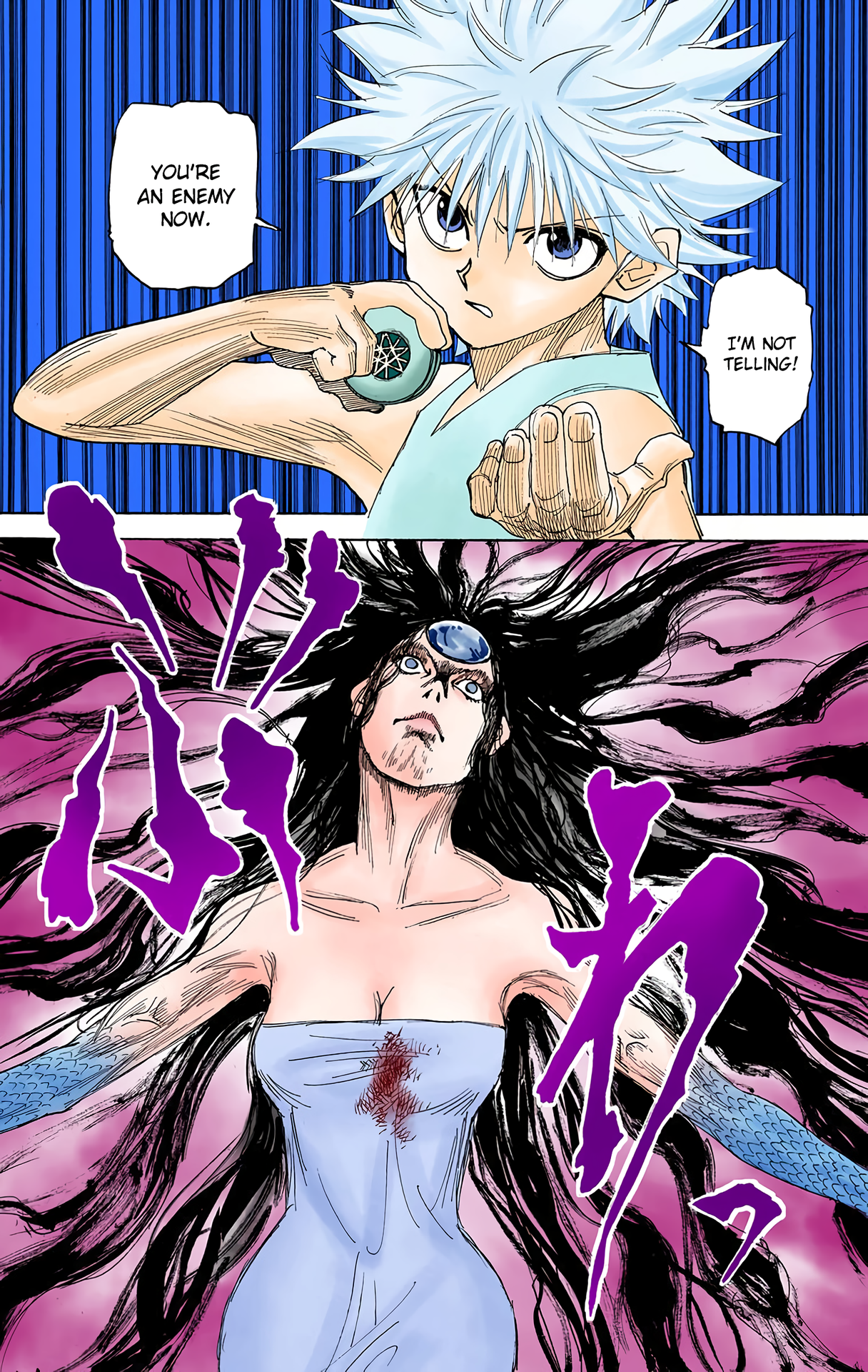 Halaman dari HUNTER x HUNTER (Official Colored) Chapter 293