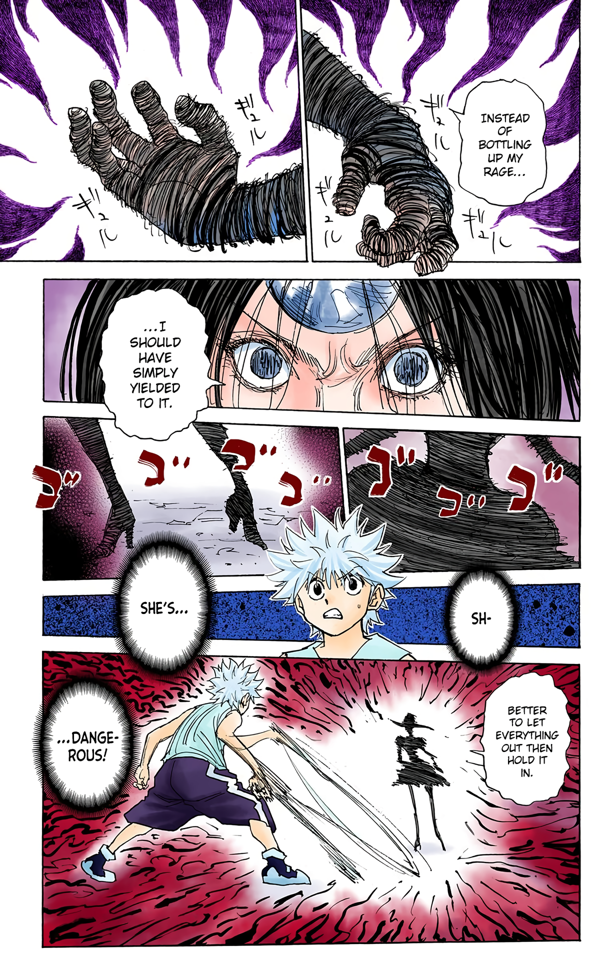 Halaman dari HUNTER x HUNTER (Official Colored) Chapter 293