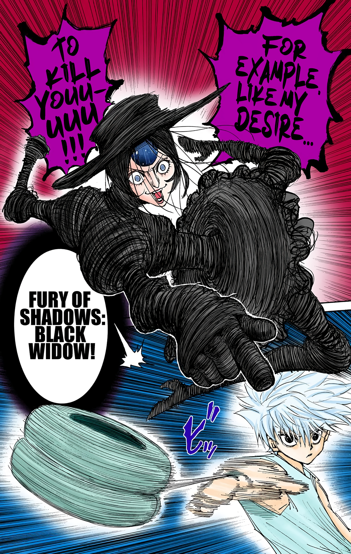 Halaman dari HUNTER x HUNTER (Official Colored) Chapter 293
