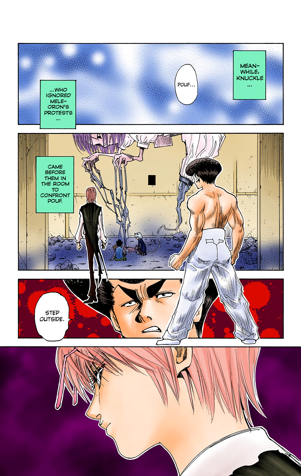 Halaman dari HUNTER x HUNTER (Official Colored) Chapter 293
