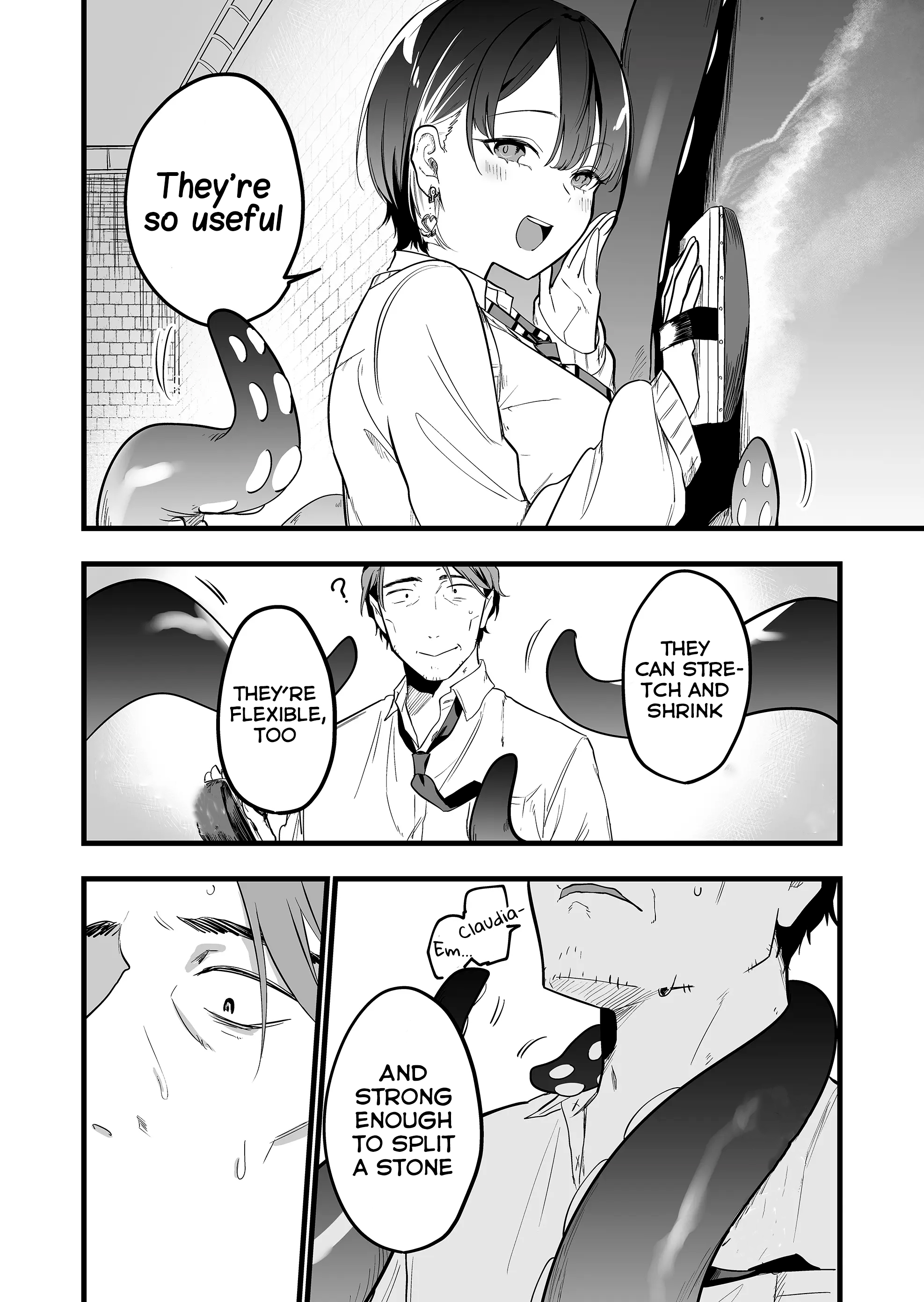 Halaman dari "Ano Toki Tasukete Itadaita Monster Musume desu." Isekai Ossan Kyoushi Totsuzen no Moteki ni Konwaku suru Chapter 3