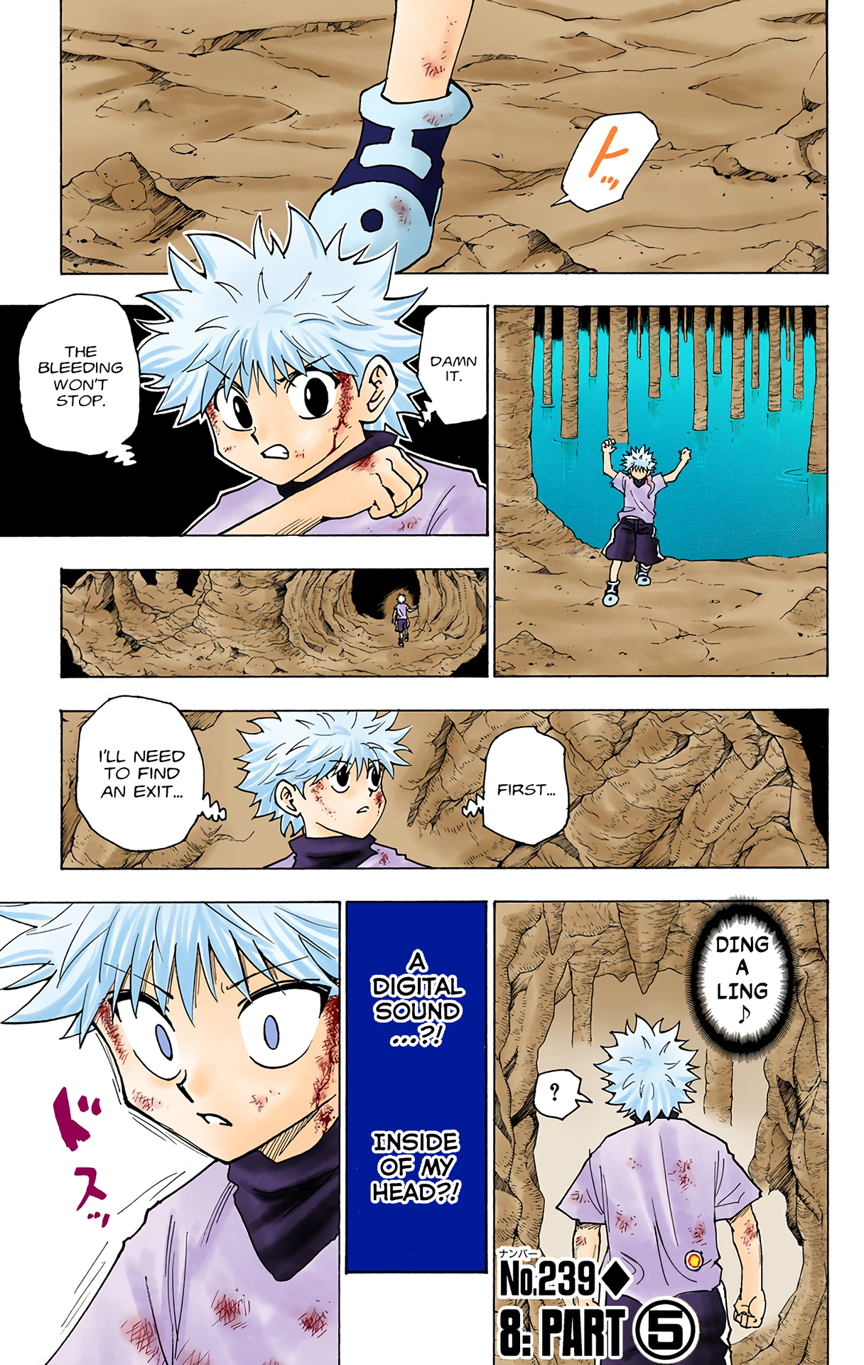 Halaman dari HUNTER x HUNTER (Official Colored) Chapter 239