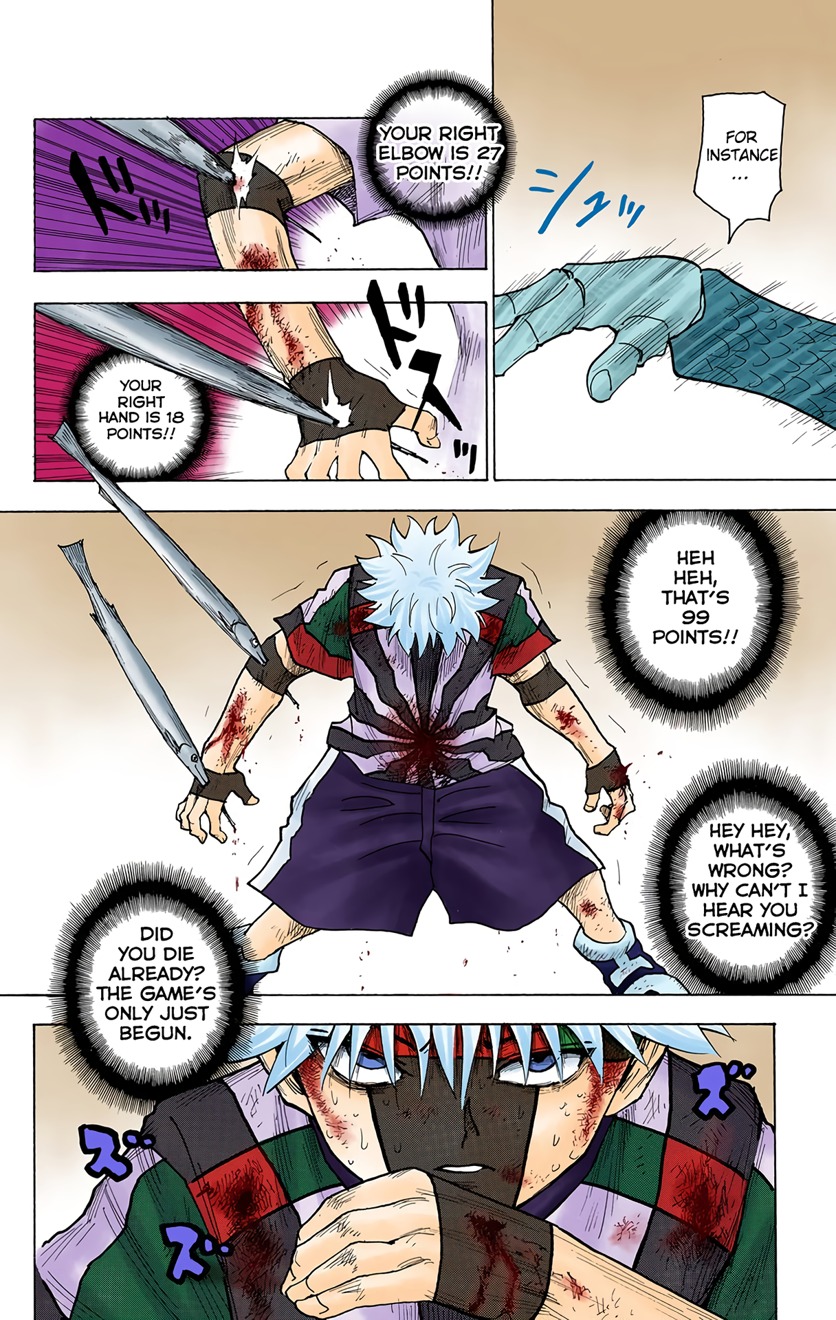 Halaman dari HUNTER x HUNTER (Official Colored) Chapter 239
