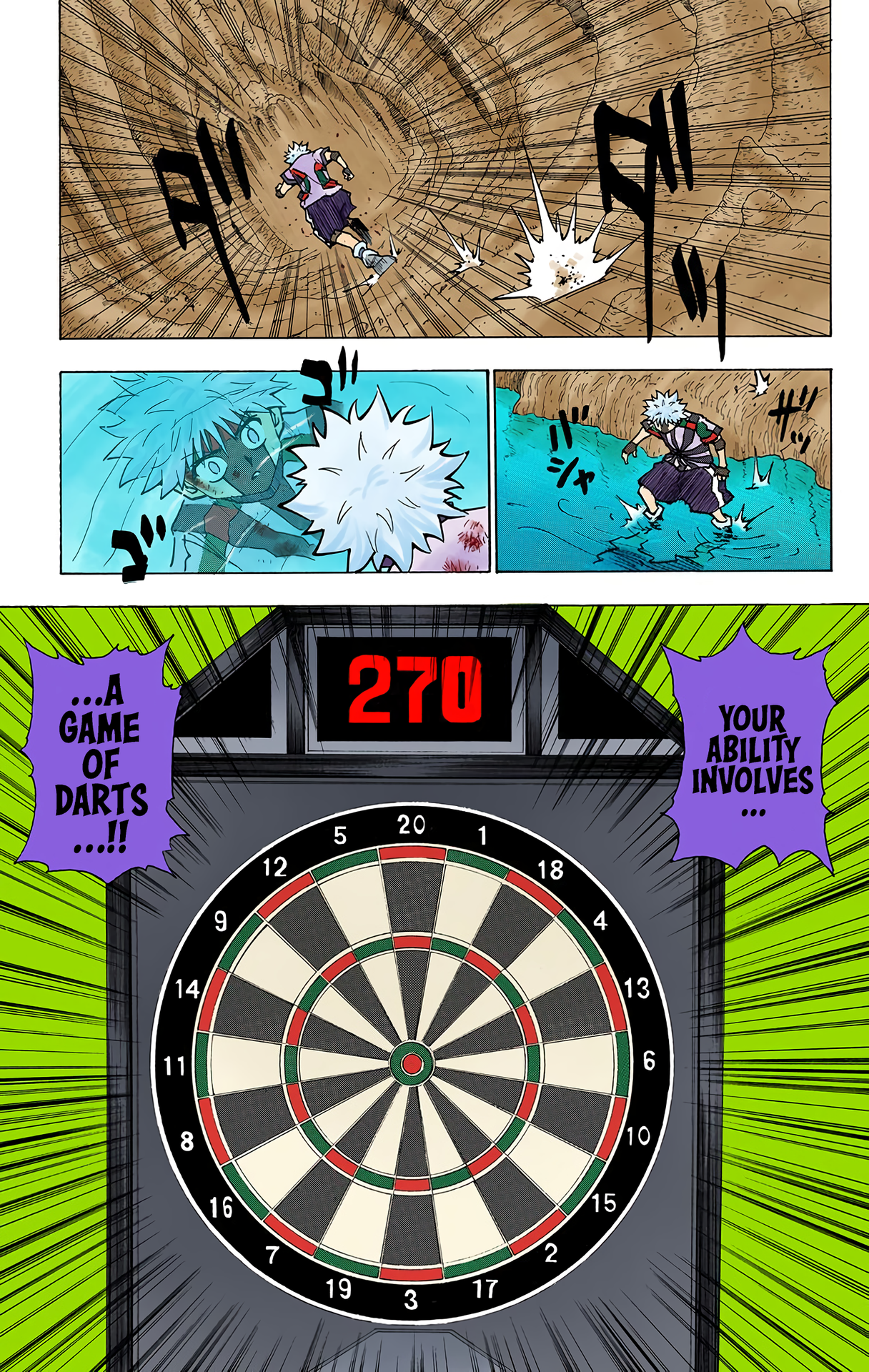 Halaman dari HUNTER x HUNTER (Official Colored) Chapter 239
