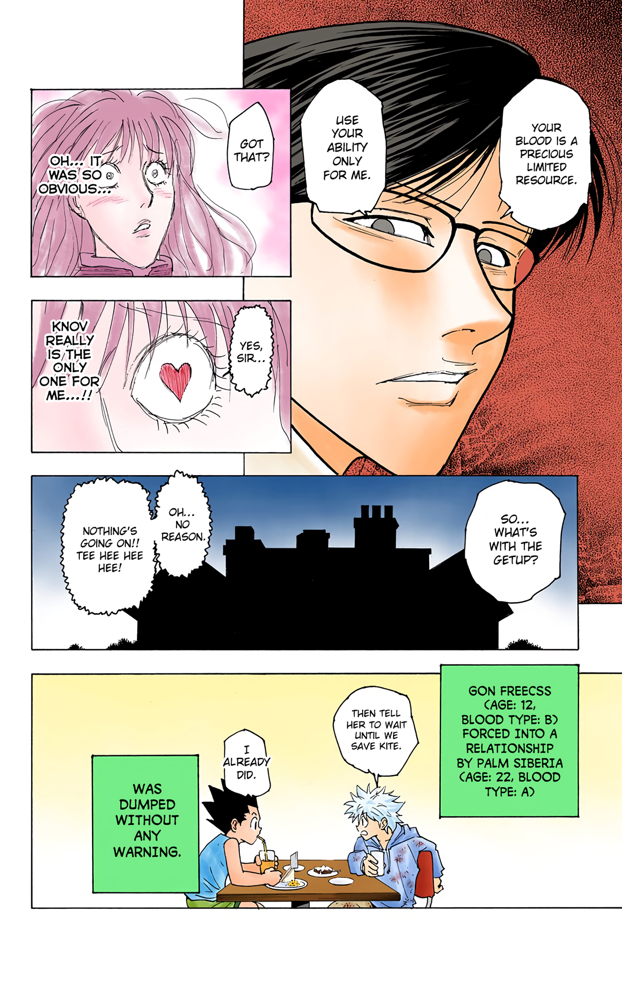 Halaman dari HUNTER x HUNTER (Official Colored) Chapter 220
