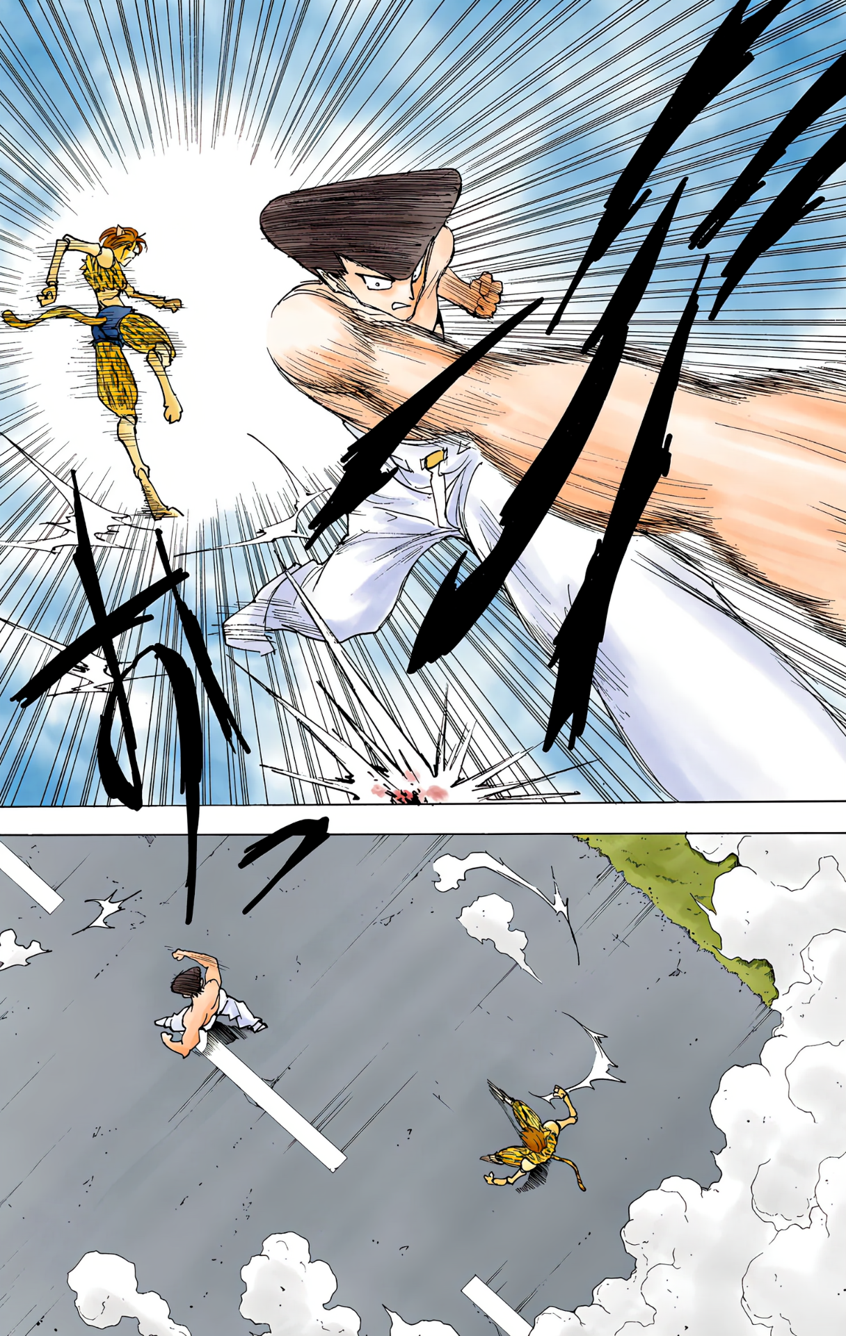 Halaman dari HUNTER x HUNTER (Official Colored) Chapter 220