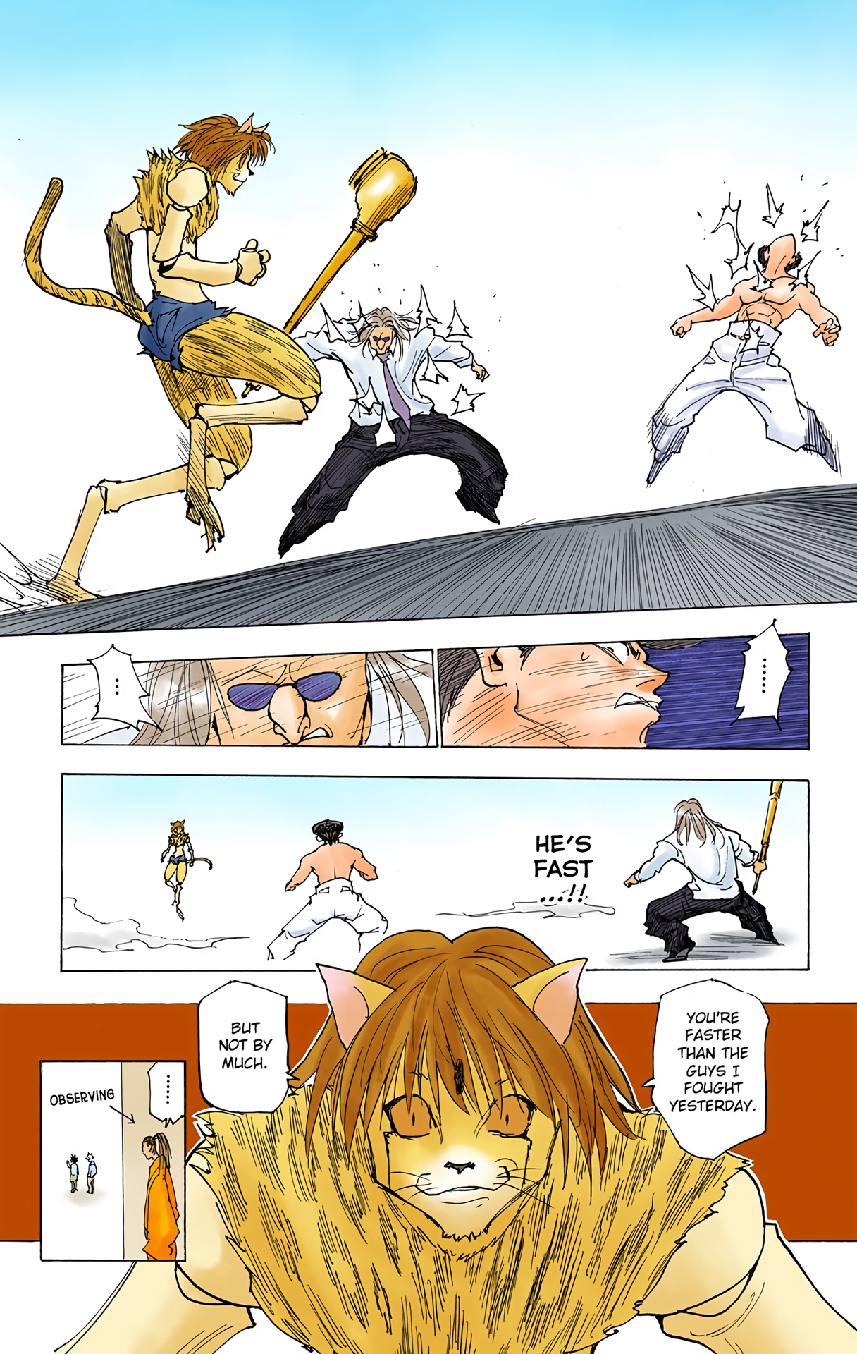Halaman dari HUNTER x HUNTER (Official Colored) Chapter 220