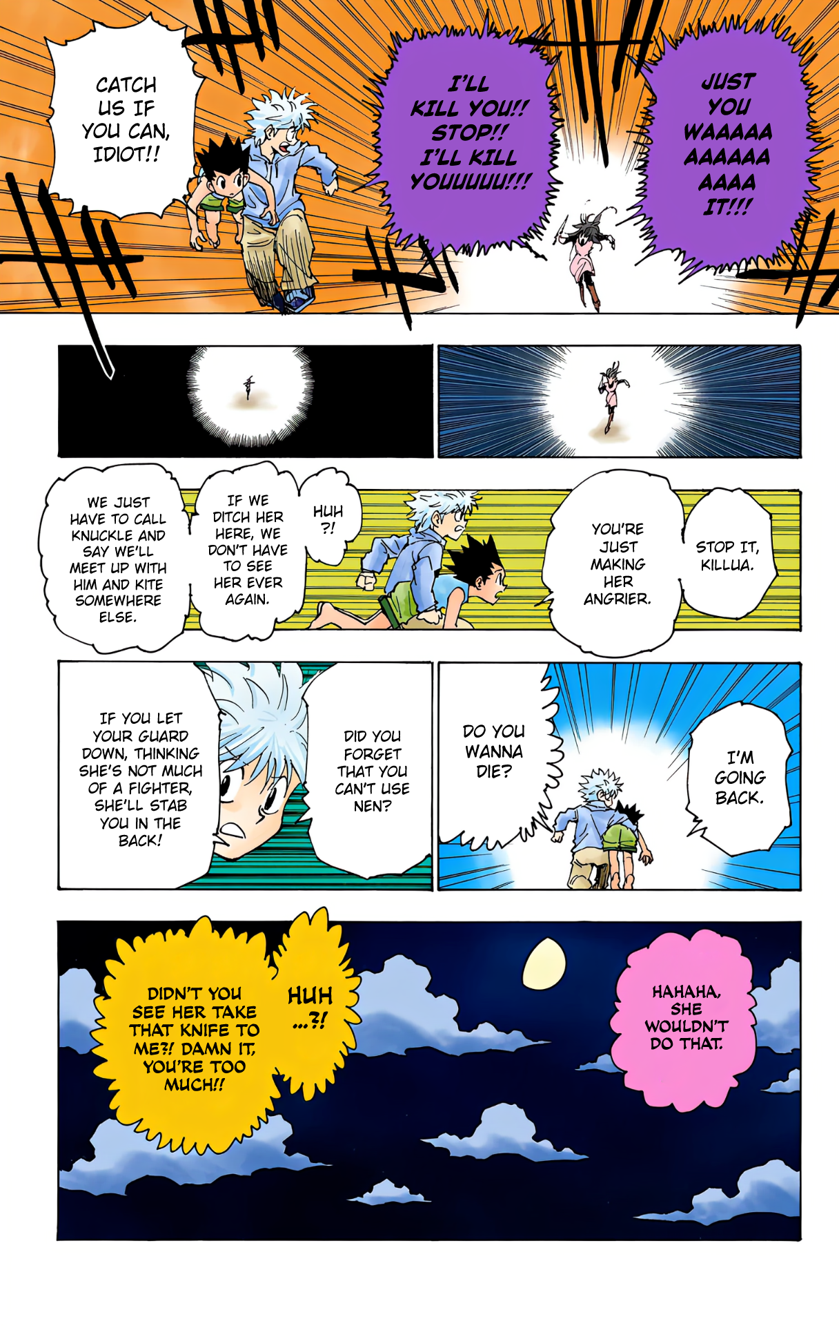 Halaman dari HUNTER x HUNTER (Official Colored) Chapter 220