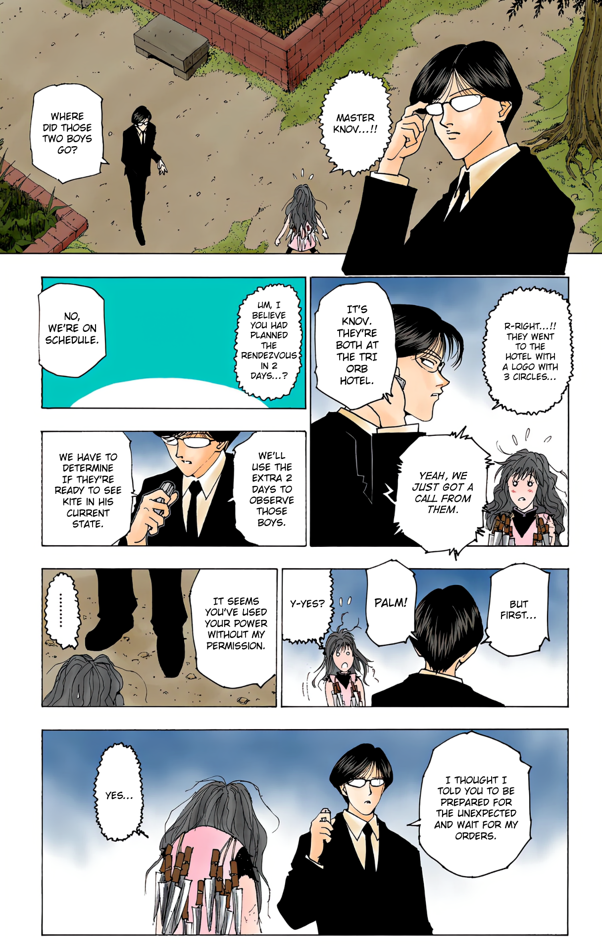 Halaman dari HUNTER x HUNTER (Official Colored) Chapter 220