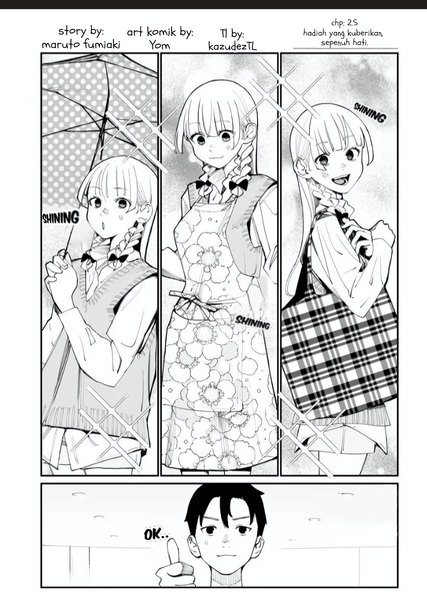 Imasara desu ga, Osananajimi wo Suki ni Natte Shimaimashita Chapter 2.5 - halaman 1