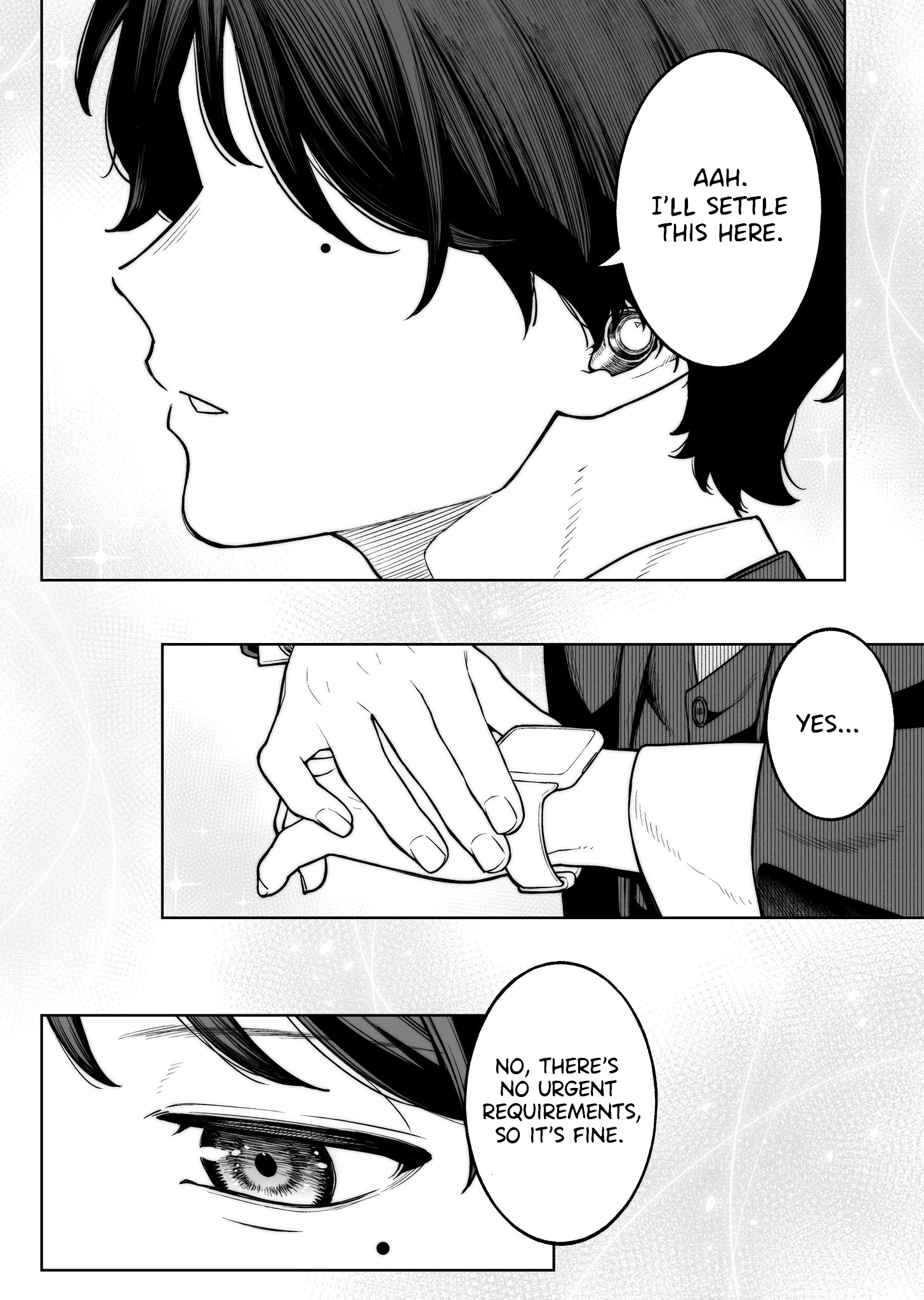Halaman dari Kaisha to Shiseikatsu: On to Off Chapter 1