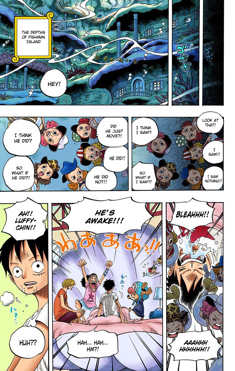 Halaman dari One Piece (Official Colored) Chapter 608
