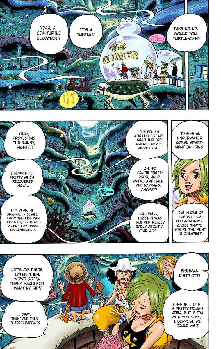 Halaman dari One Piece (Official Colored) Chapter 608