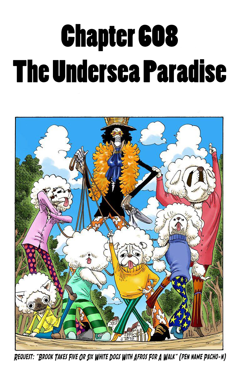 Halaman dari One Piece (Official Colored) Chapter 608