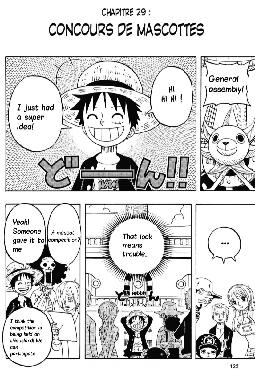 Halaman dari One Piece Party Chapter 29