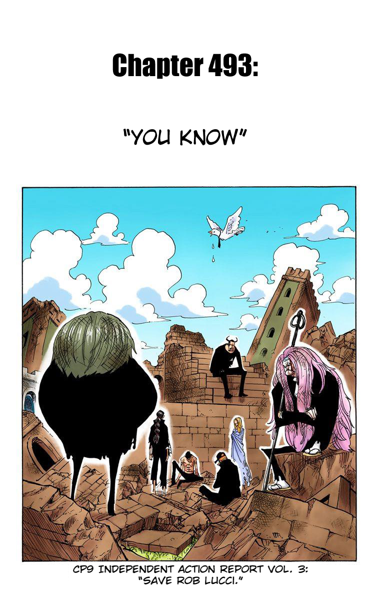 Halaman dari One Piece (Official Colored) Chapter 493