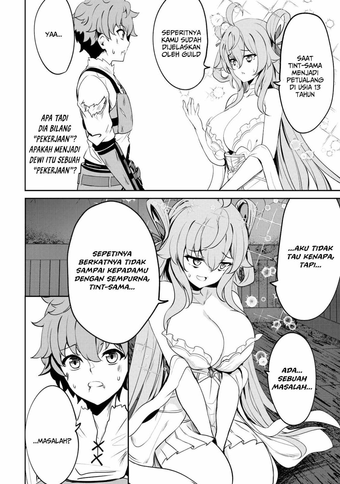 Doredake Doryoku shitemo Mannen Level 0 no Ore wa Tsuihou sareta: Kami no Teki to Yobareta Shounen wa, Shachiku Megami to Deatte Saikyou no Chikara wo Te ni Ireru Chapter 2 - halaman 12