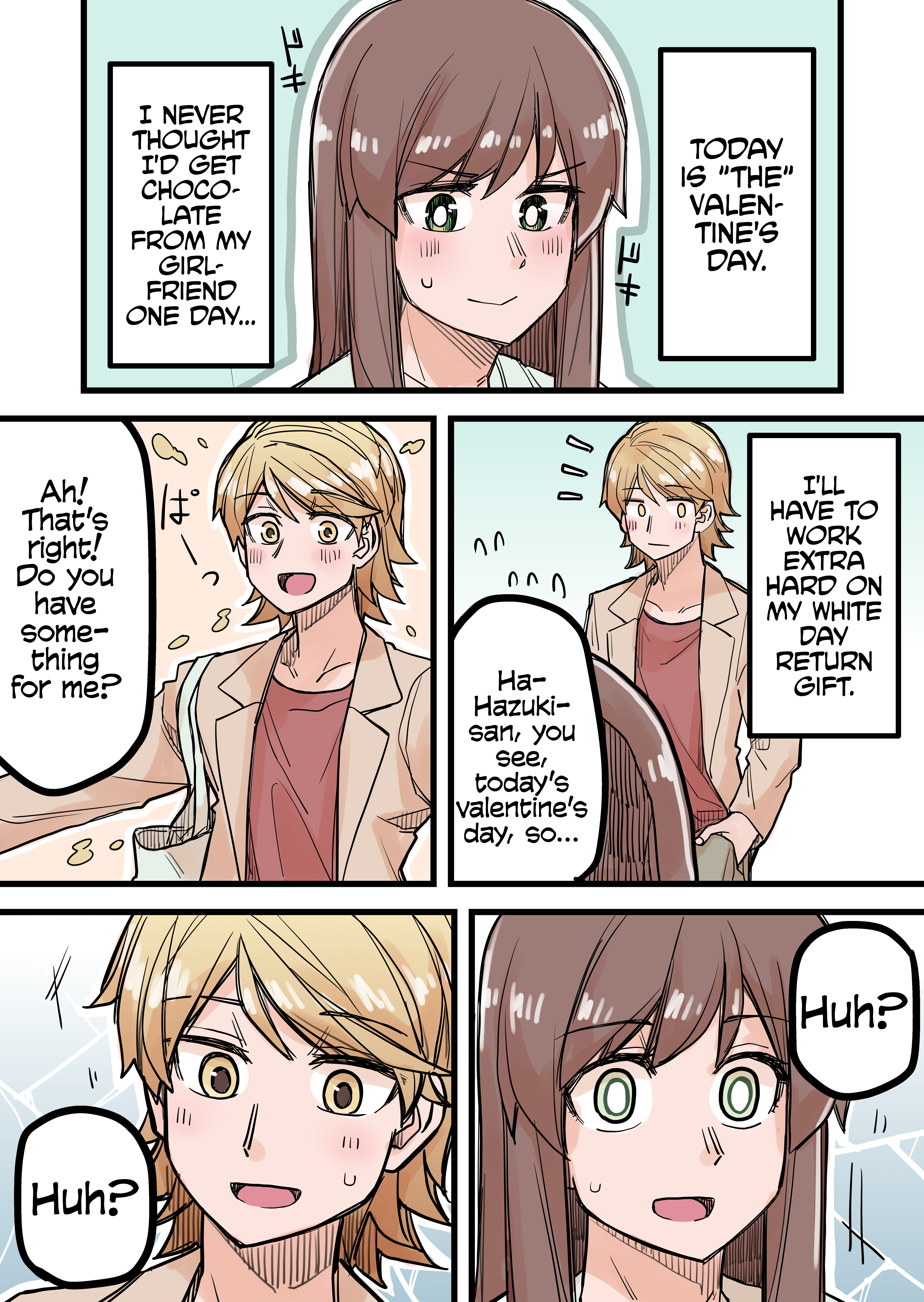 Halaman dari Ikemen Joshi to Josou Danshi Chapter 35.1