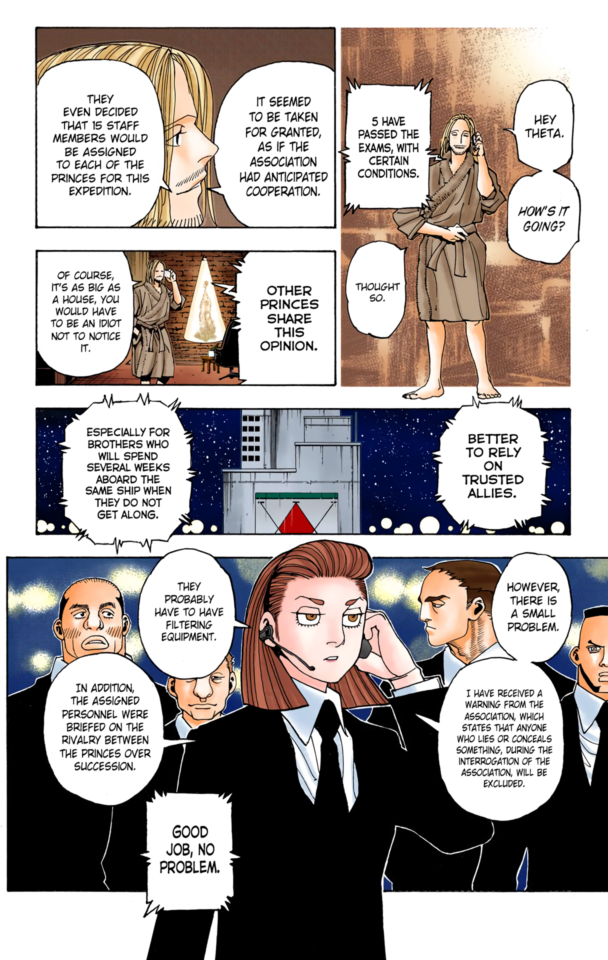 Halaman dari HUNTER x HUNTER (Official Colored) Chapter 348