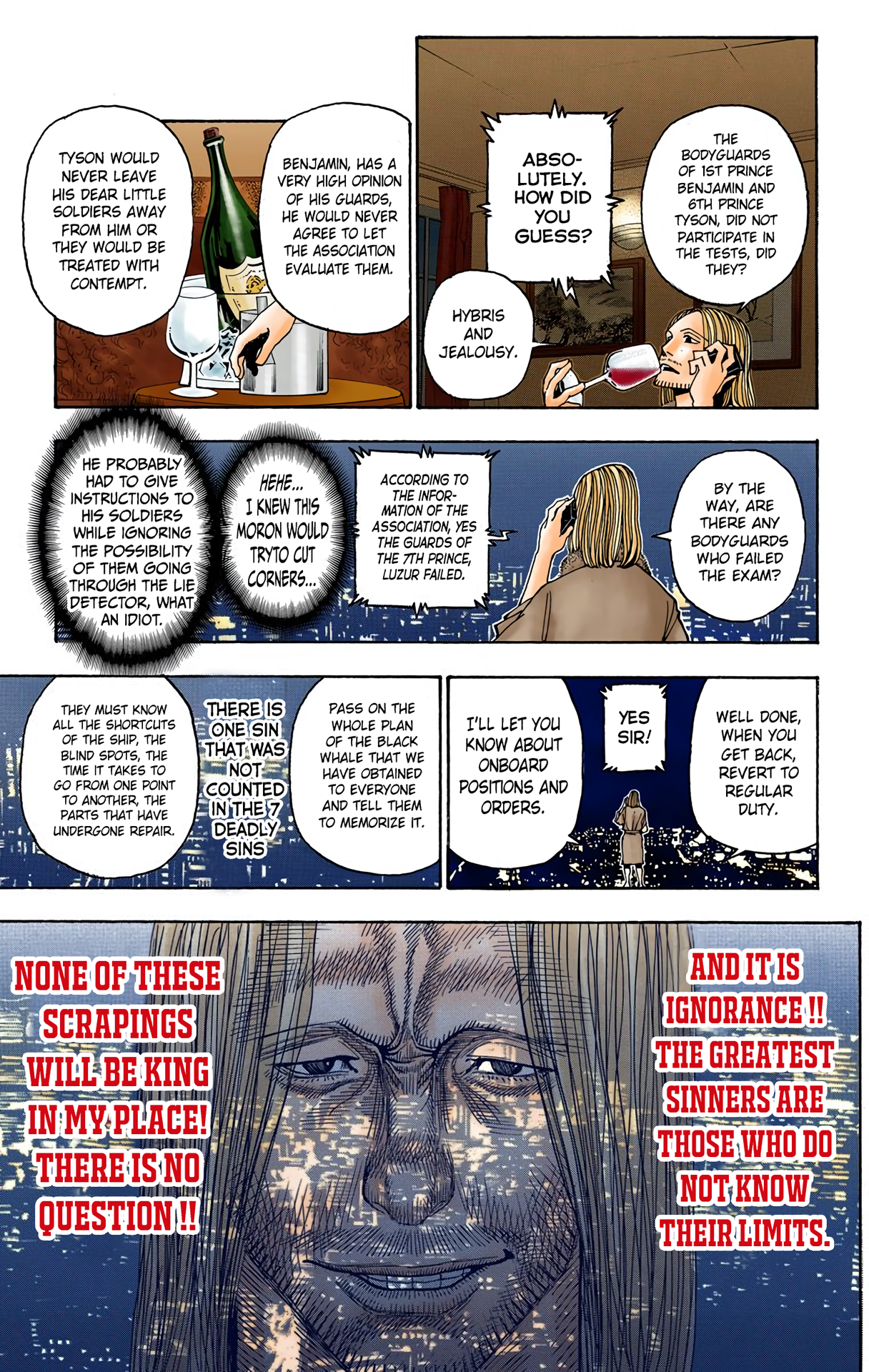 Halaman dari HUNTER x HUNTER (Official Colored) Chapter 348
