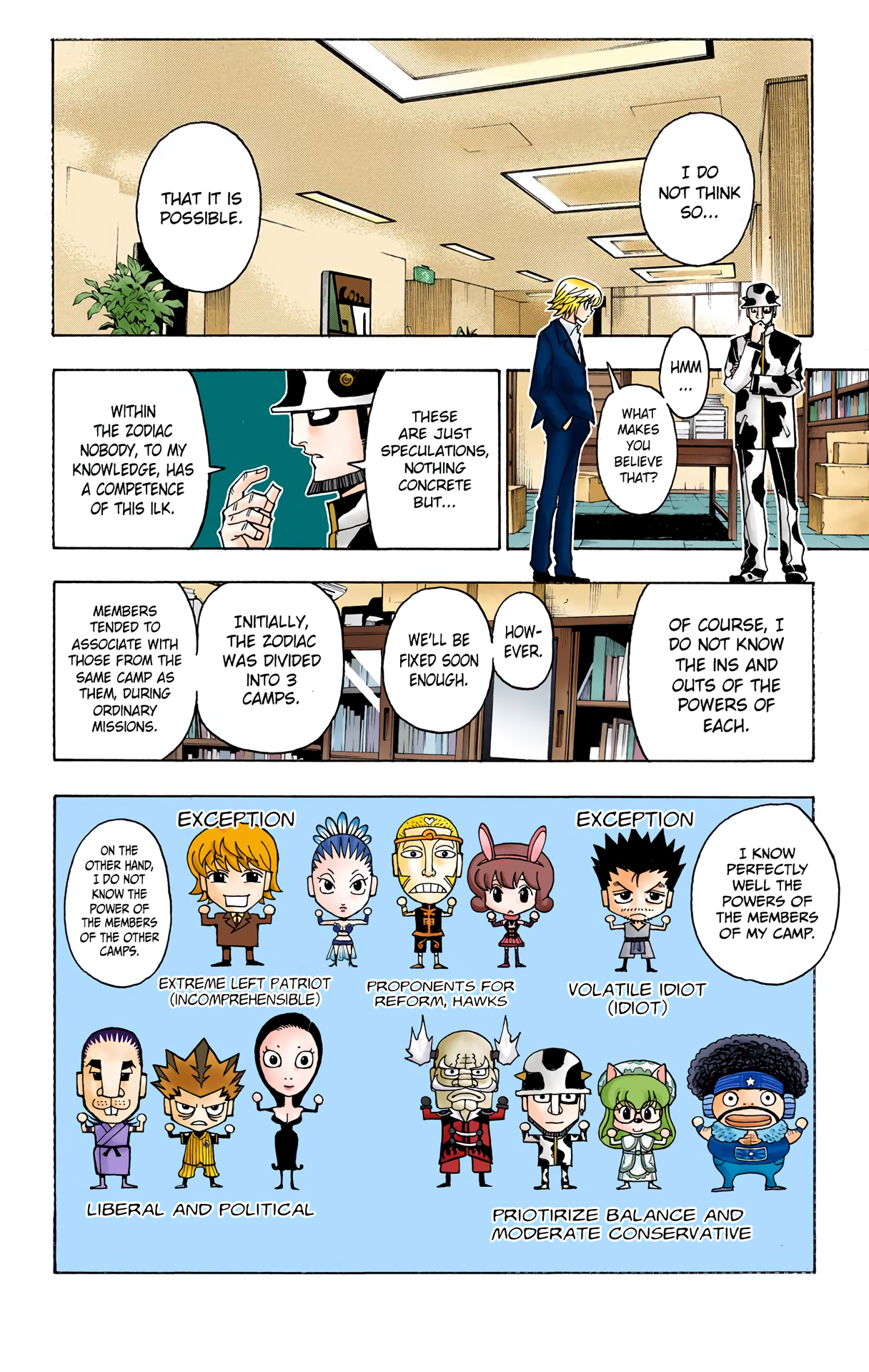 Halaman dari HUNTER x HUNTER (Official Colored) Chapter 348