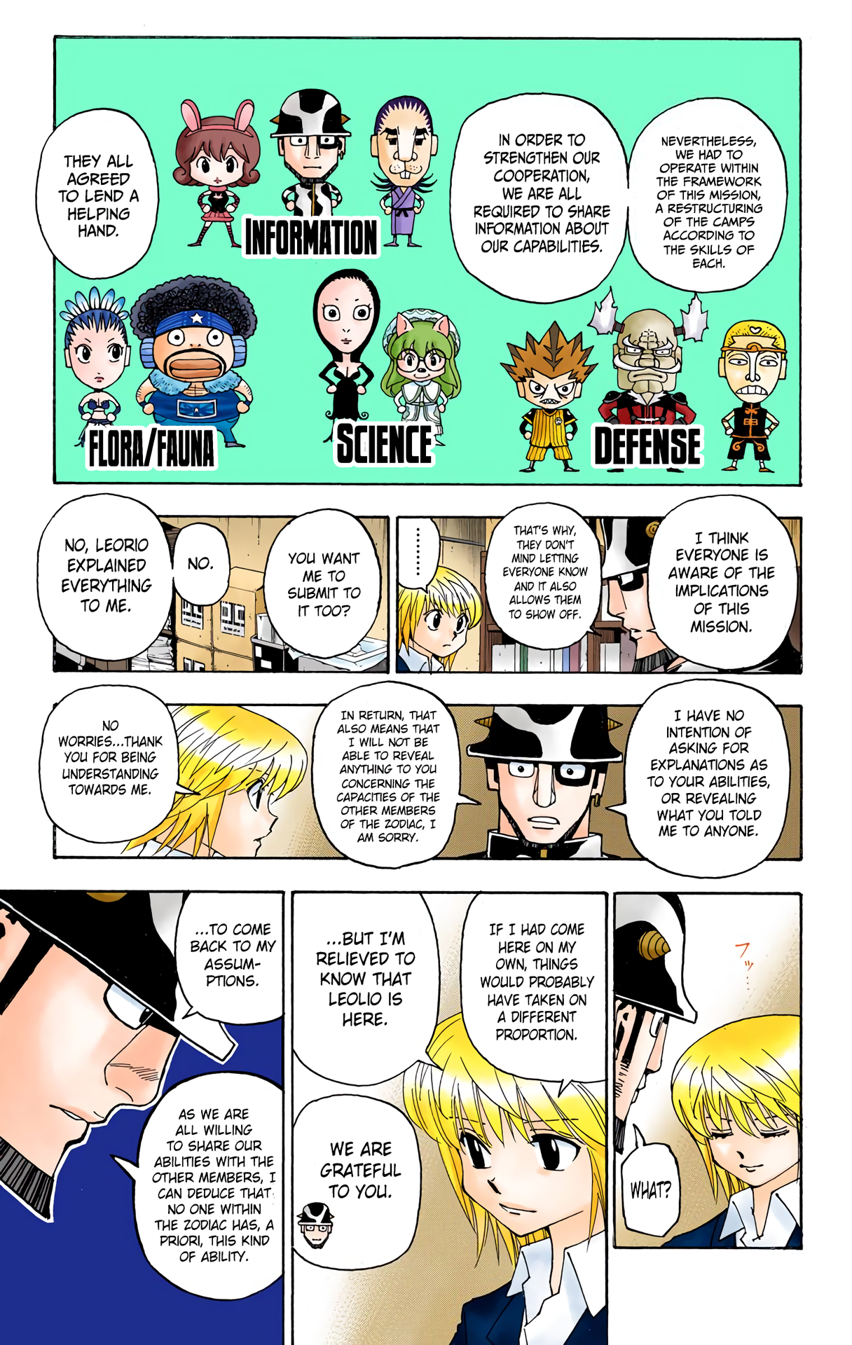Halaman dari HUNTER x HUNTER (Official Colored) Chapter 348