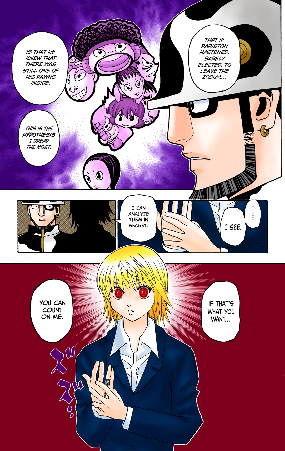 Halaman dari HUNTER x HUNTER (Official Colored) Chapter 348
