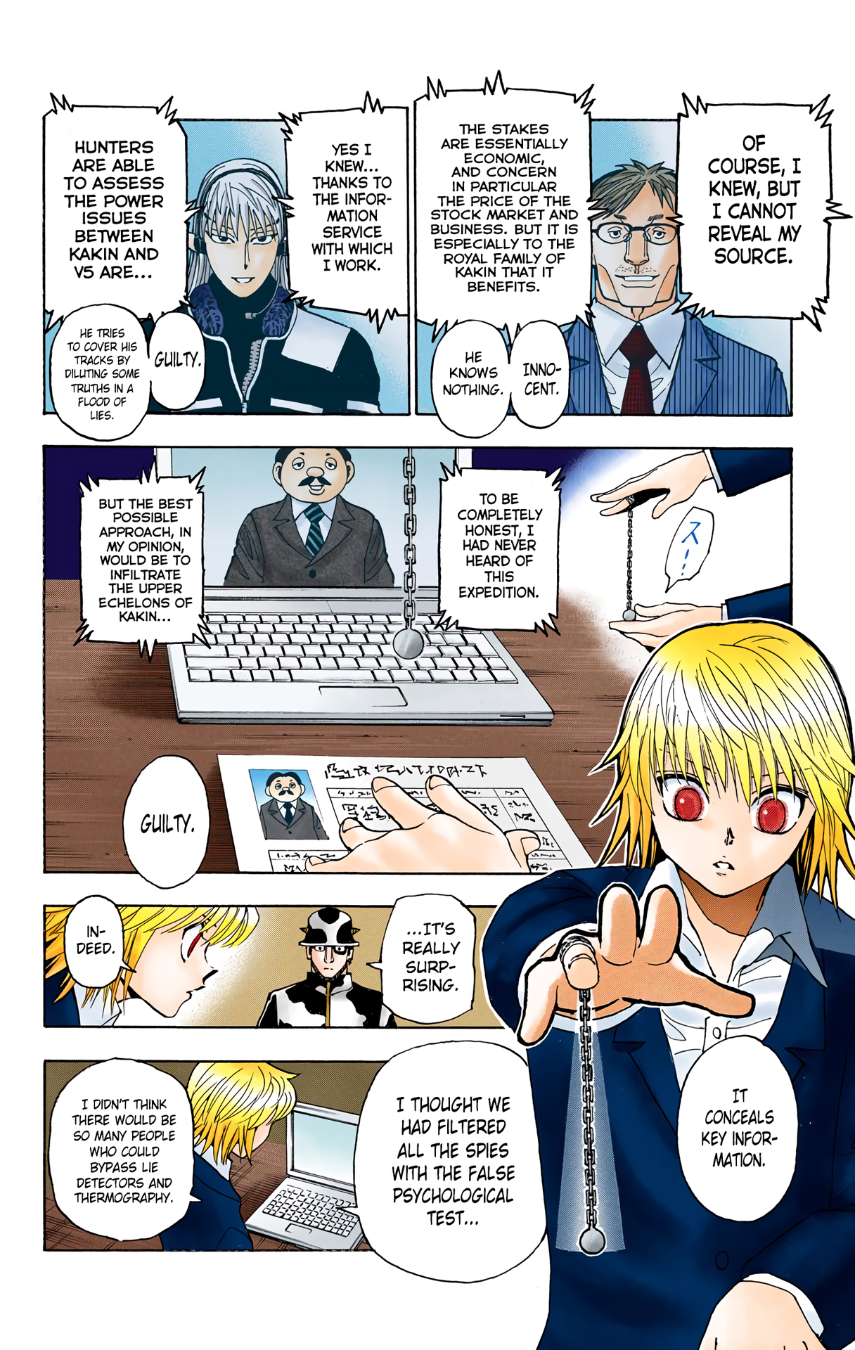 Halaman dari HUNTER x HUNTER (Official Colored) Chapter 348