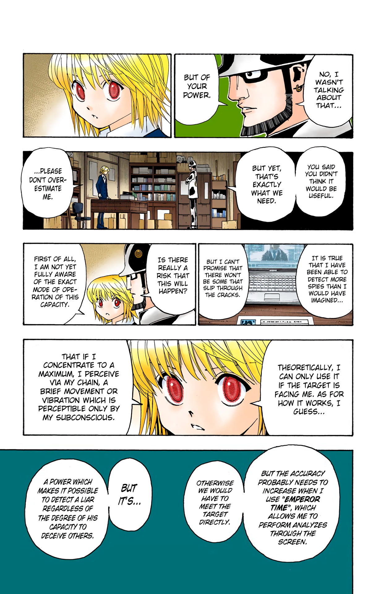 Halaman dari HUNTER x HUNTER (Official Colored) Chapter 348