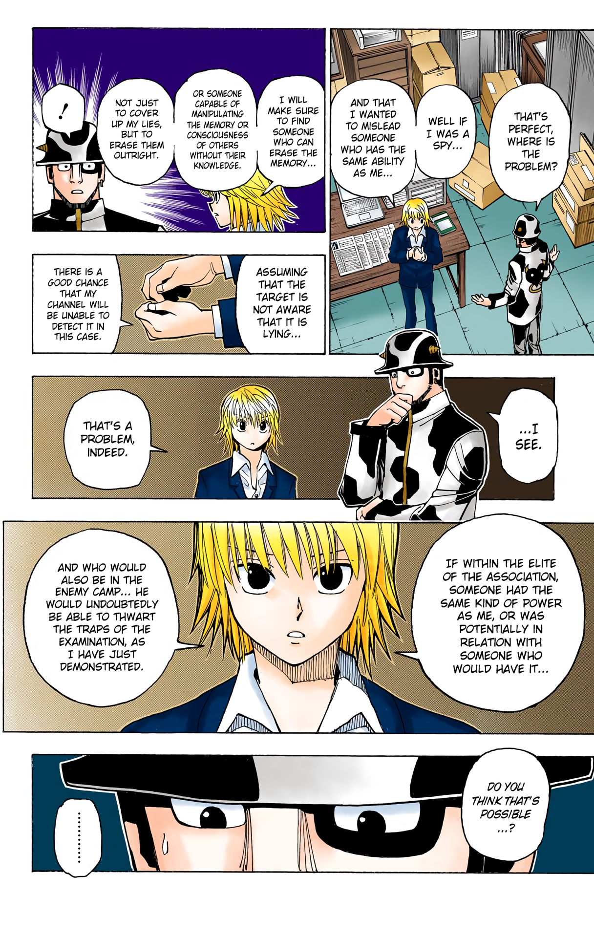 Halaman dari HUNTER x HUNTER (Official Colored) Chapter 348