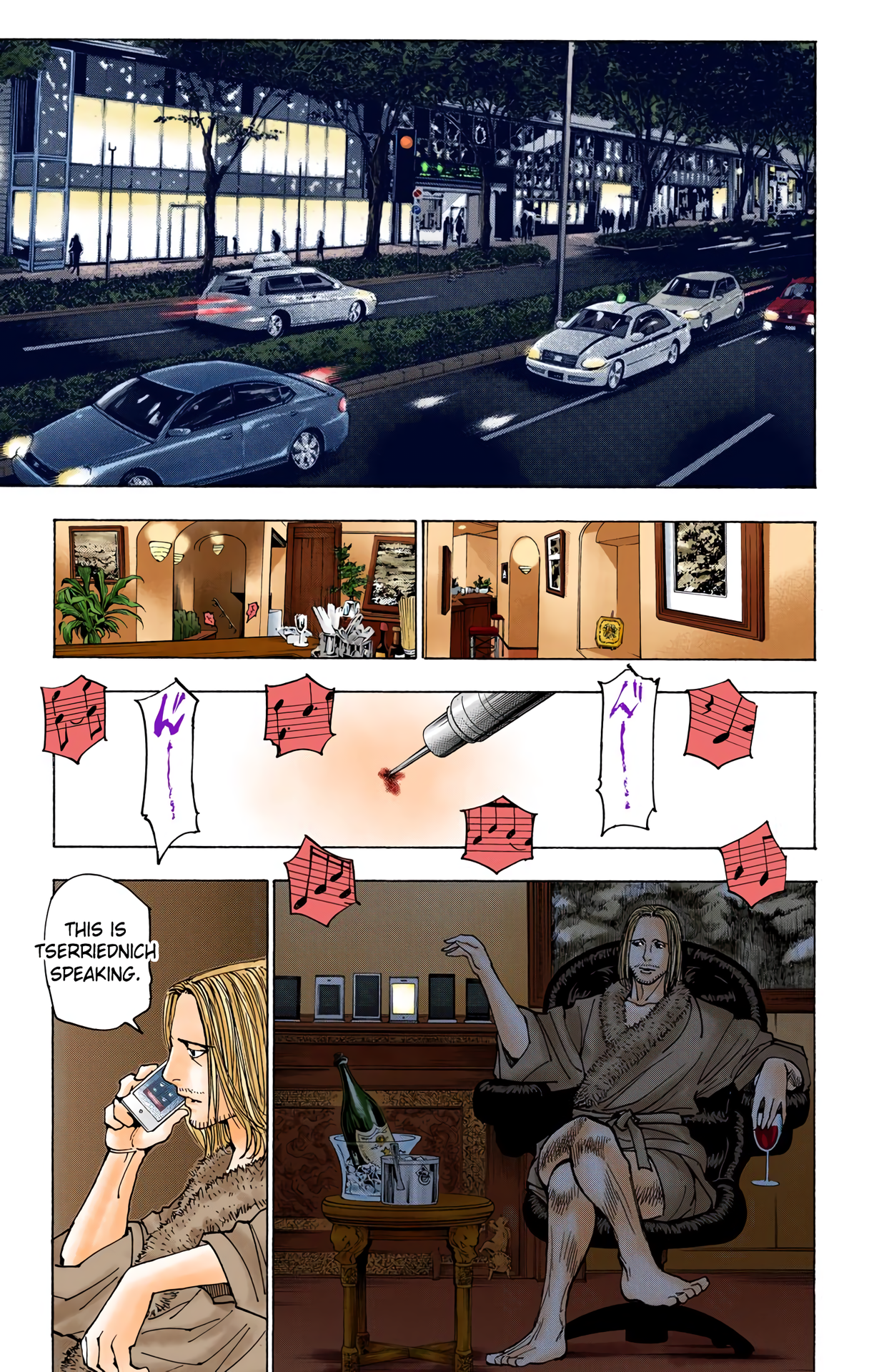 Halaman dari HUNTER x HUNTER (Official Colored) Chapter 348