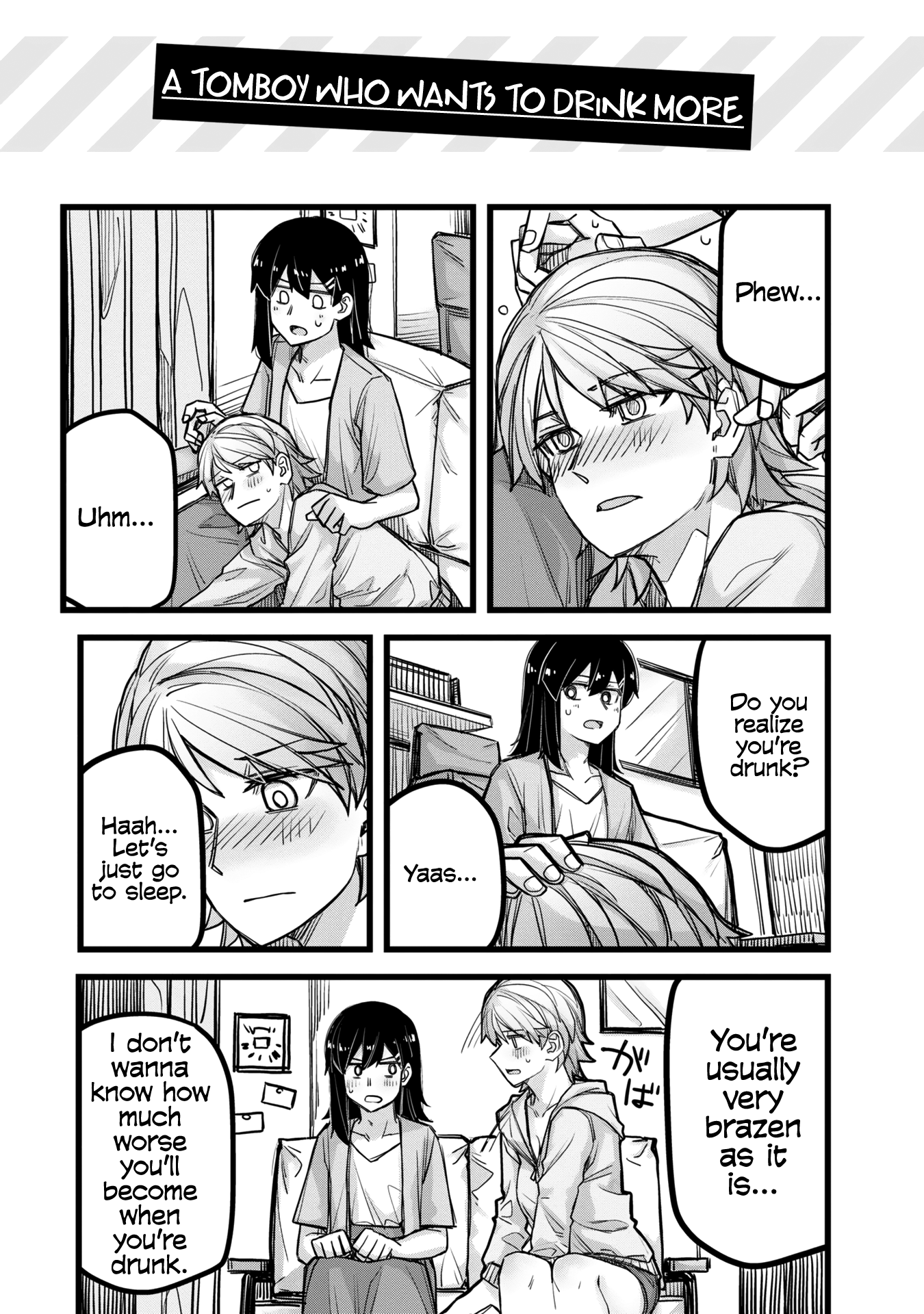 Halaman dari Ikemen Joshi to Josou Danshi Chapter 35.5